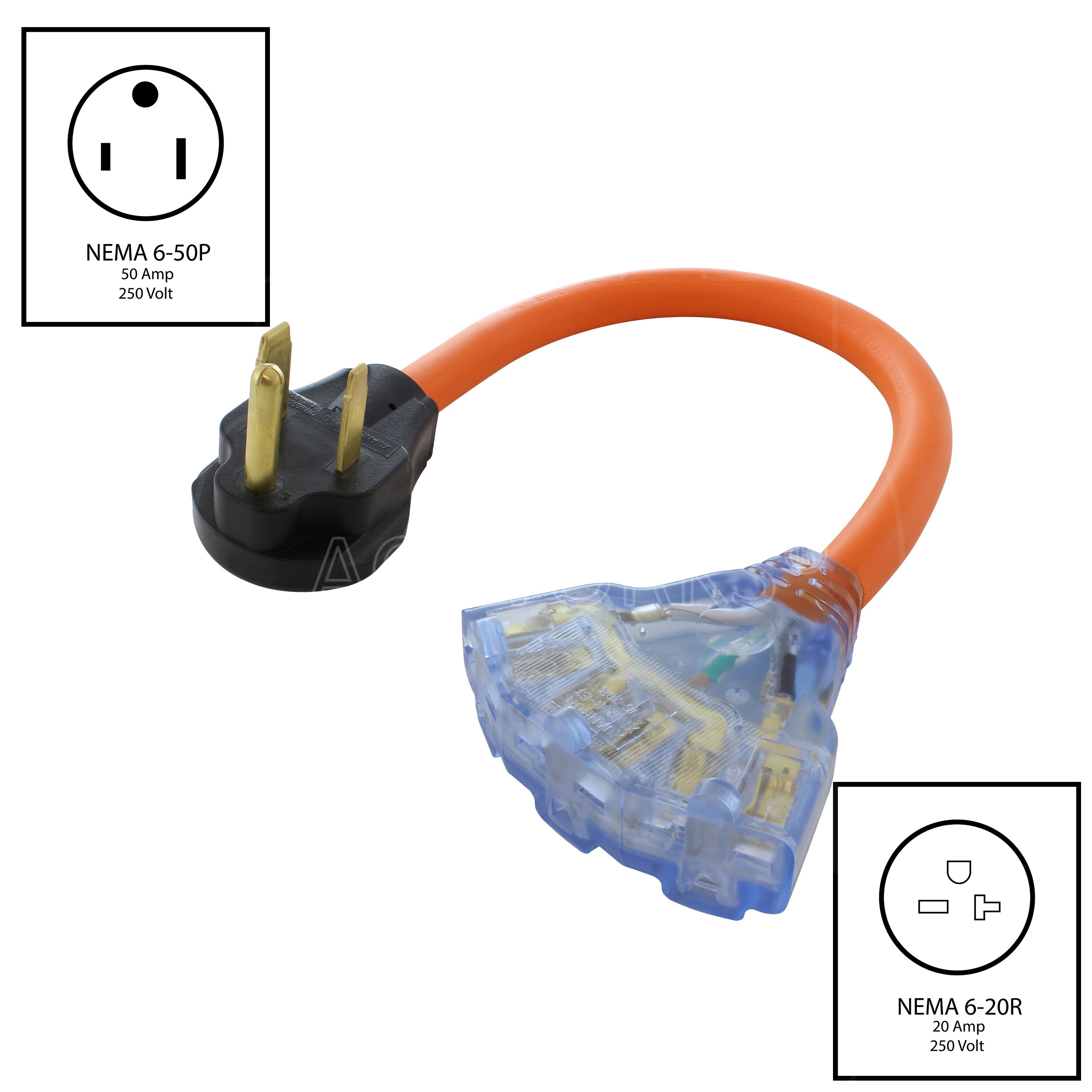 AC WORKS S650W620-018 Power-Outlet-Taps - View #2