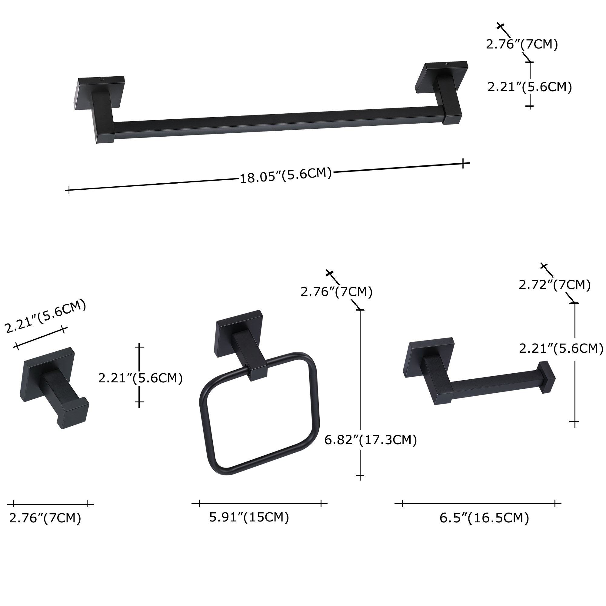 Sir Faucet TOHLAR-040 Decorative-Bath-Hardware-Kits - View #2