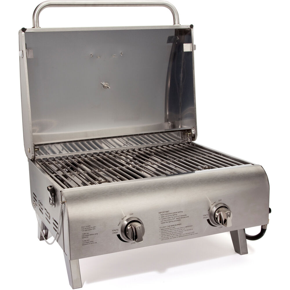 Cuisinart 706-Sq in Stainless Steel Portable Gas Grill in the Portable  Grills department at