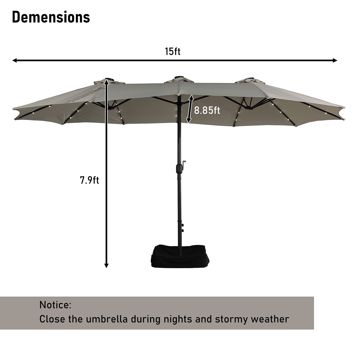 GZMR LC-MR-NSM011LBE Umbrellas-2 - View #12