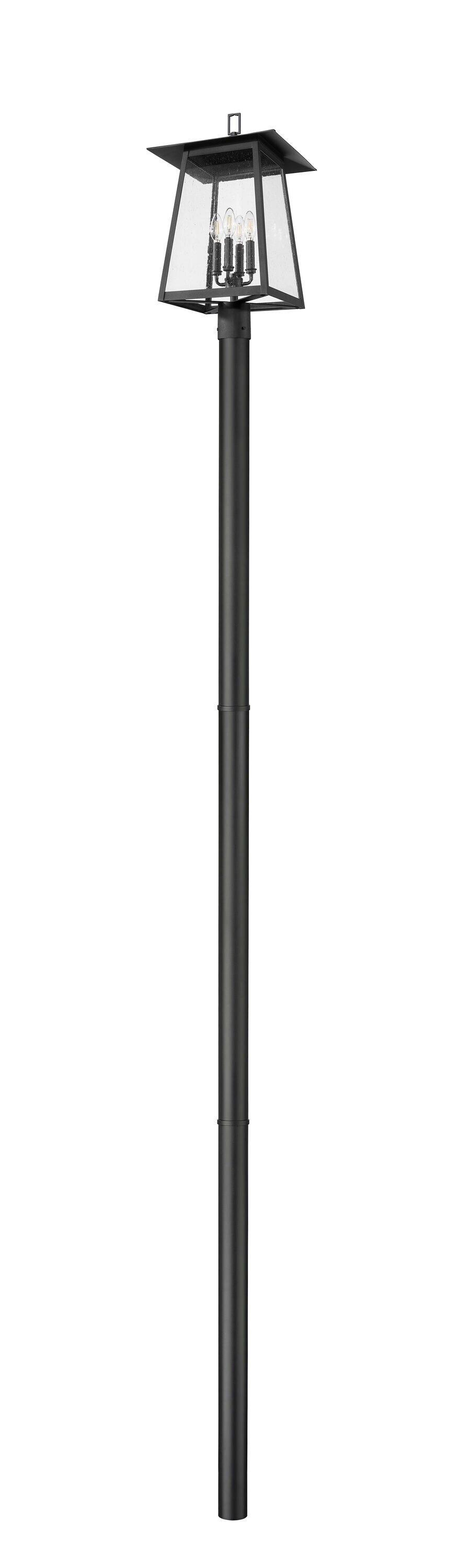 Z-Lite 5015PHBR-5009P120-BK Complete-Post-Lights - View #7