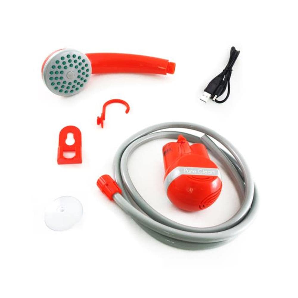 Pyle 84995156M Multi Color Round Rain Shower Head Handheld Shower Head 1-GPM (3.8-LPM)