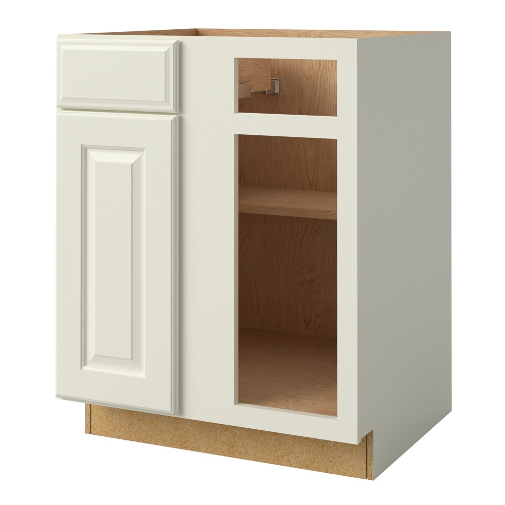 allen + roth Pattingham 15-in W x 34.5-in H x 24-in D Harbor 1-Drawer Base Fully Assembled Cabinet (Raised Panel Square Style)