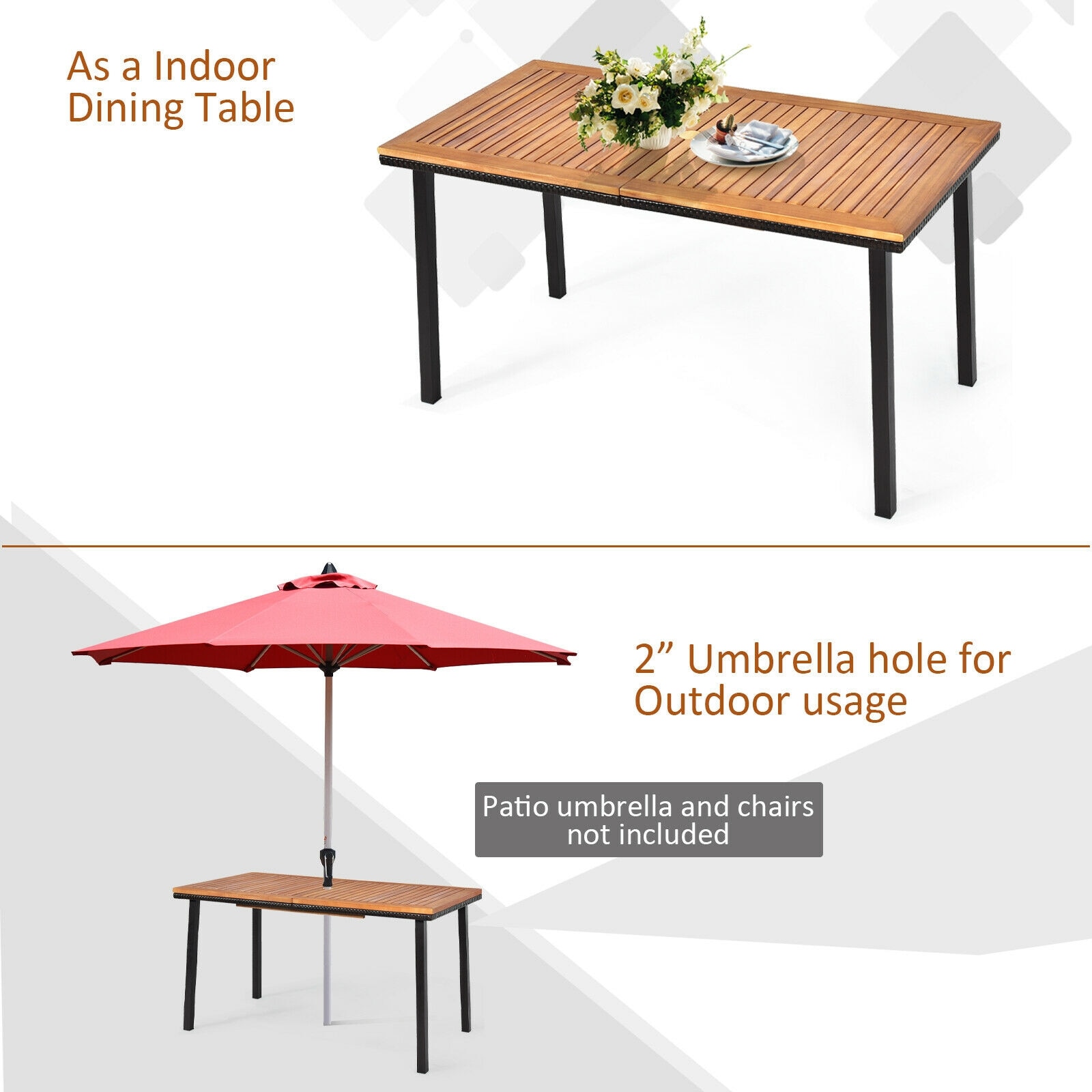 Clihome CWCH-OP70C691 Patio-Tables - View #7
