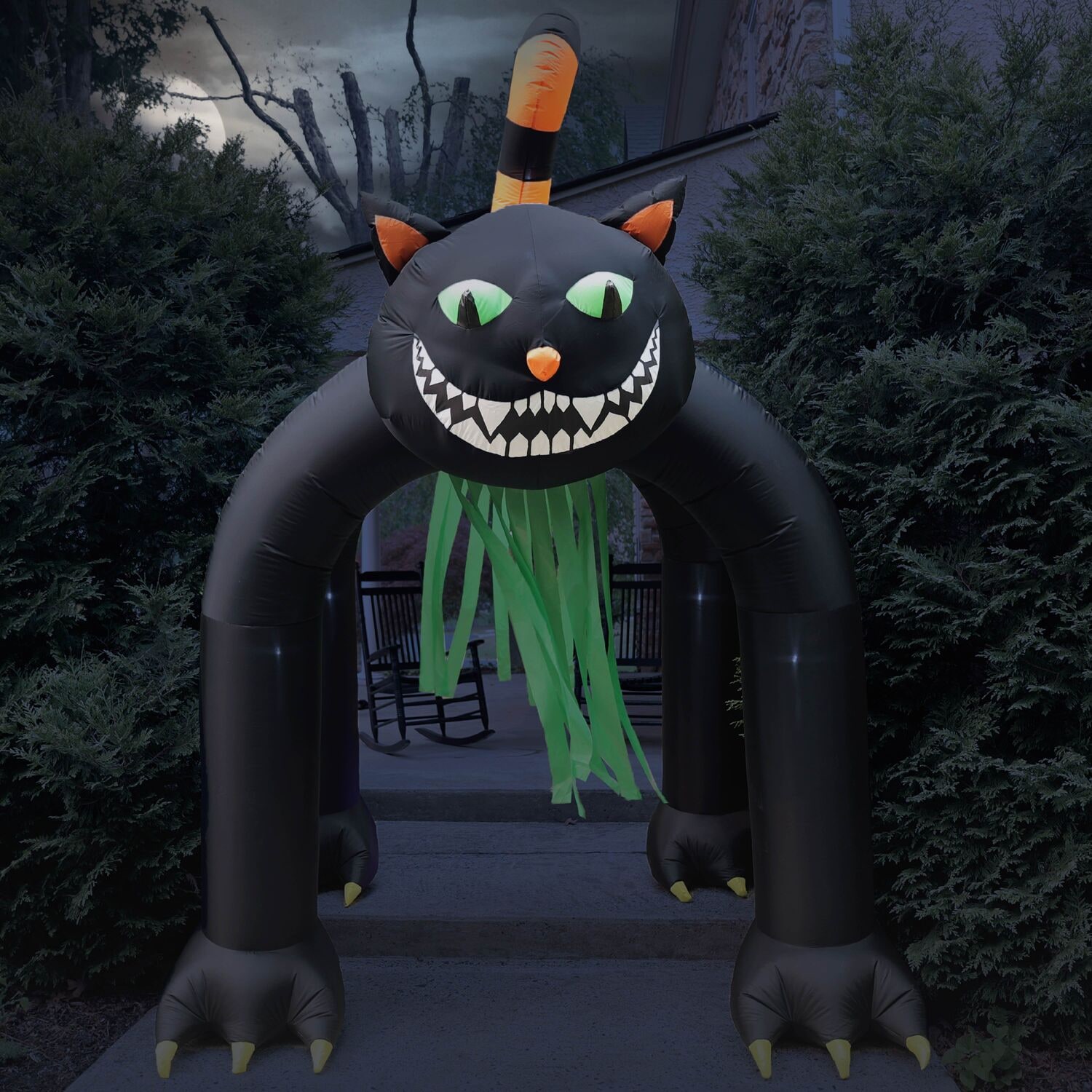 Haunted Hill Farm HIBCATARCH101-L Outdoor-Halloween-Decor - View #8