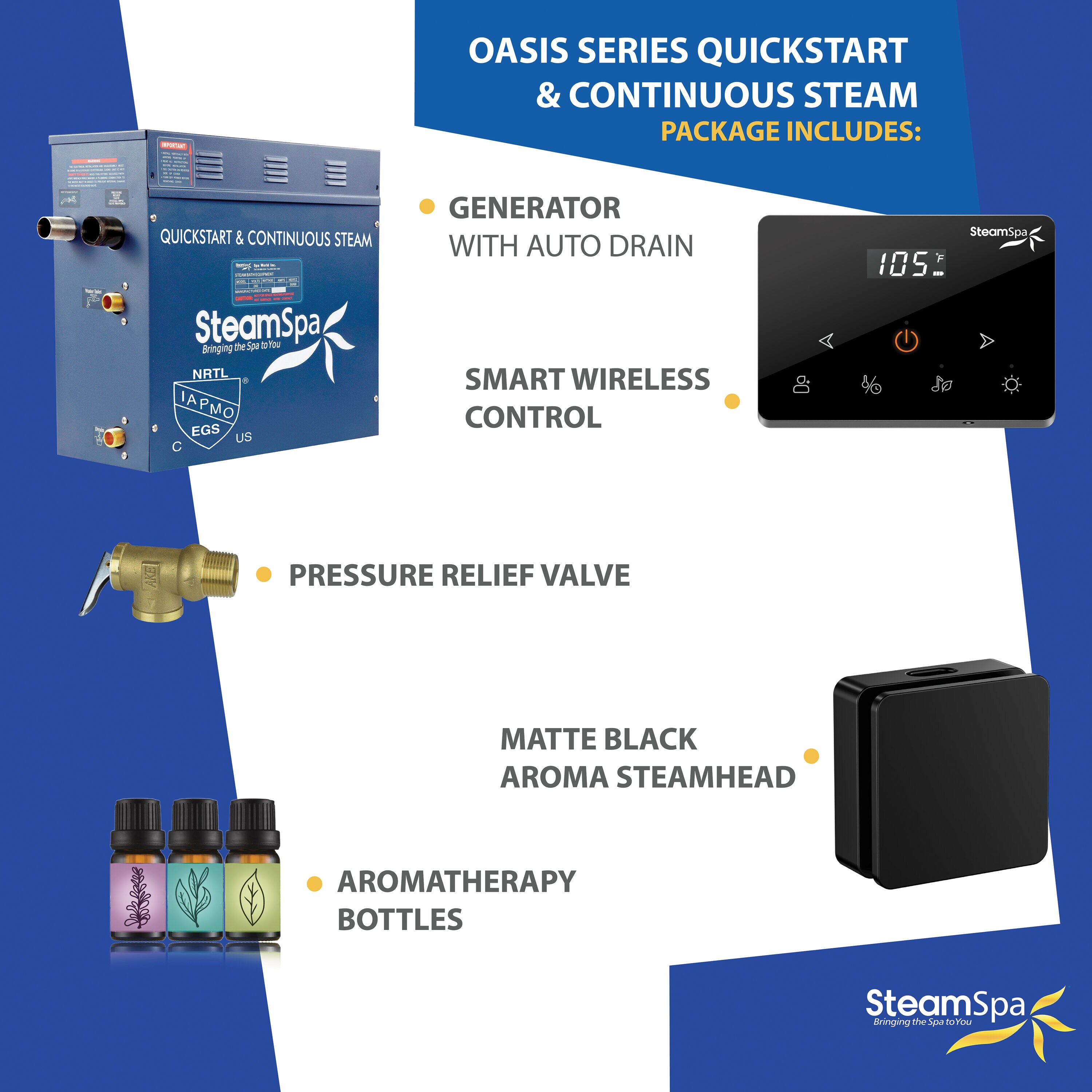 SteamSpa OAWS600MK-A Steam-Showers - View #8