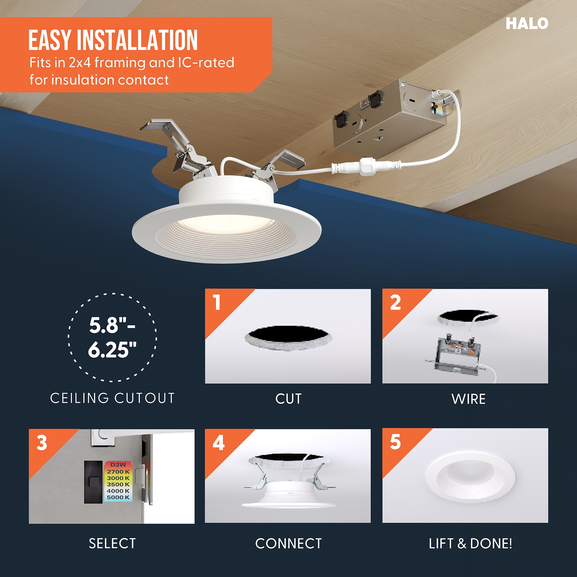 HALO RL6069FSD2W1EWHDM Led-Retrofit-Downlight - View #8