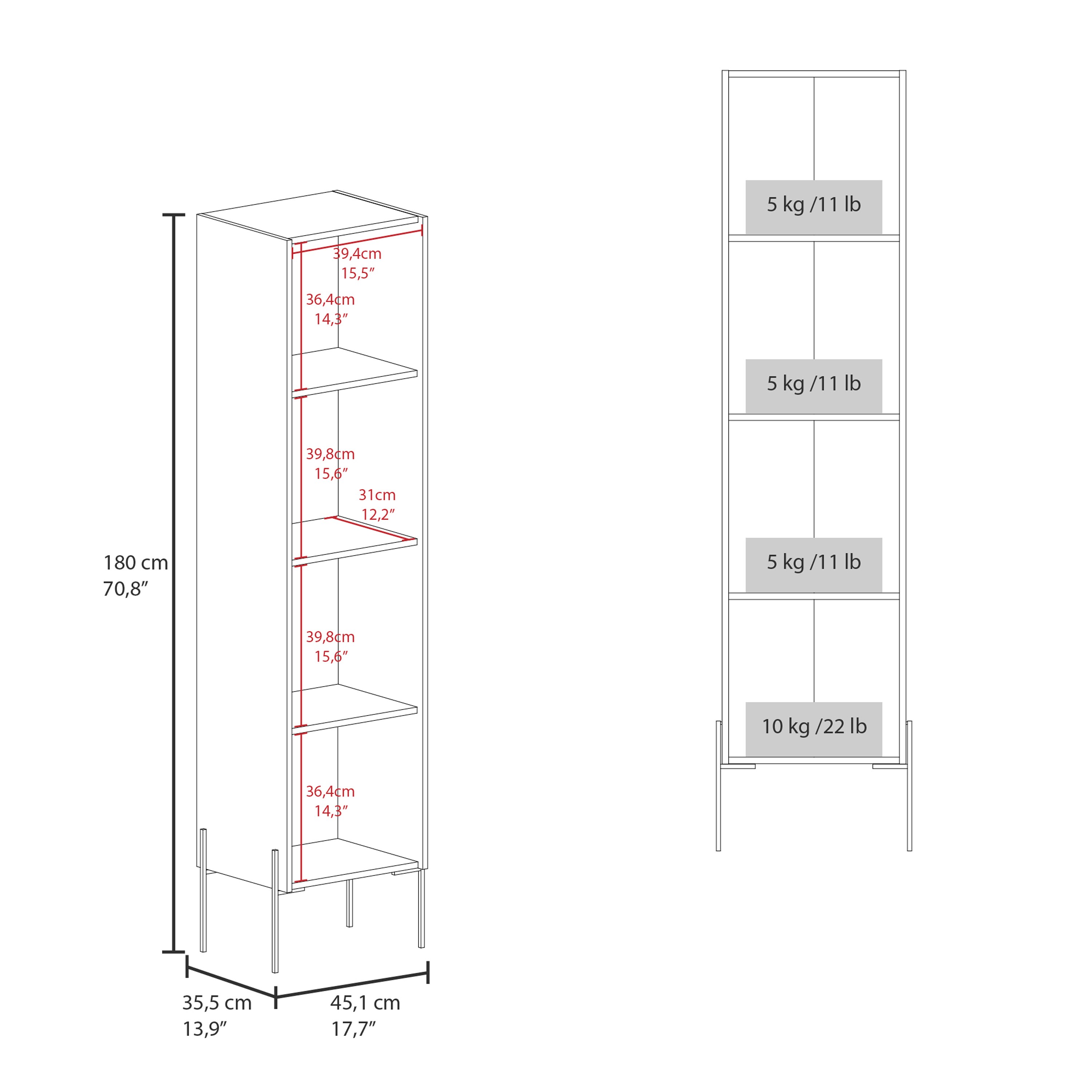 Huluwat DJ-234366 Linen-Cabinets - View #3