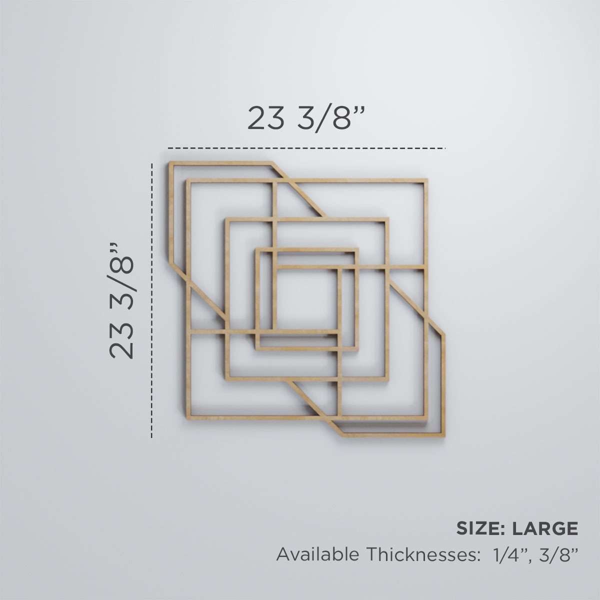 Ekena Millwork WALW24X24X0250NWDMF Wall-Panels - View #3