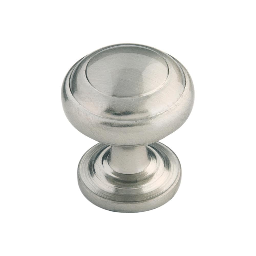 Hickory Hardware P2286-SN Zephyr 1-in Satin Nickel Mushroom Farmhouse Cabinet Knob