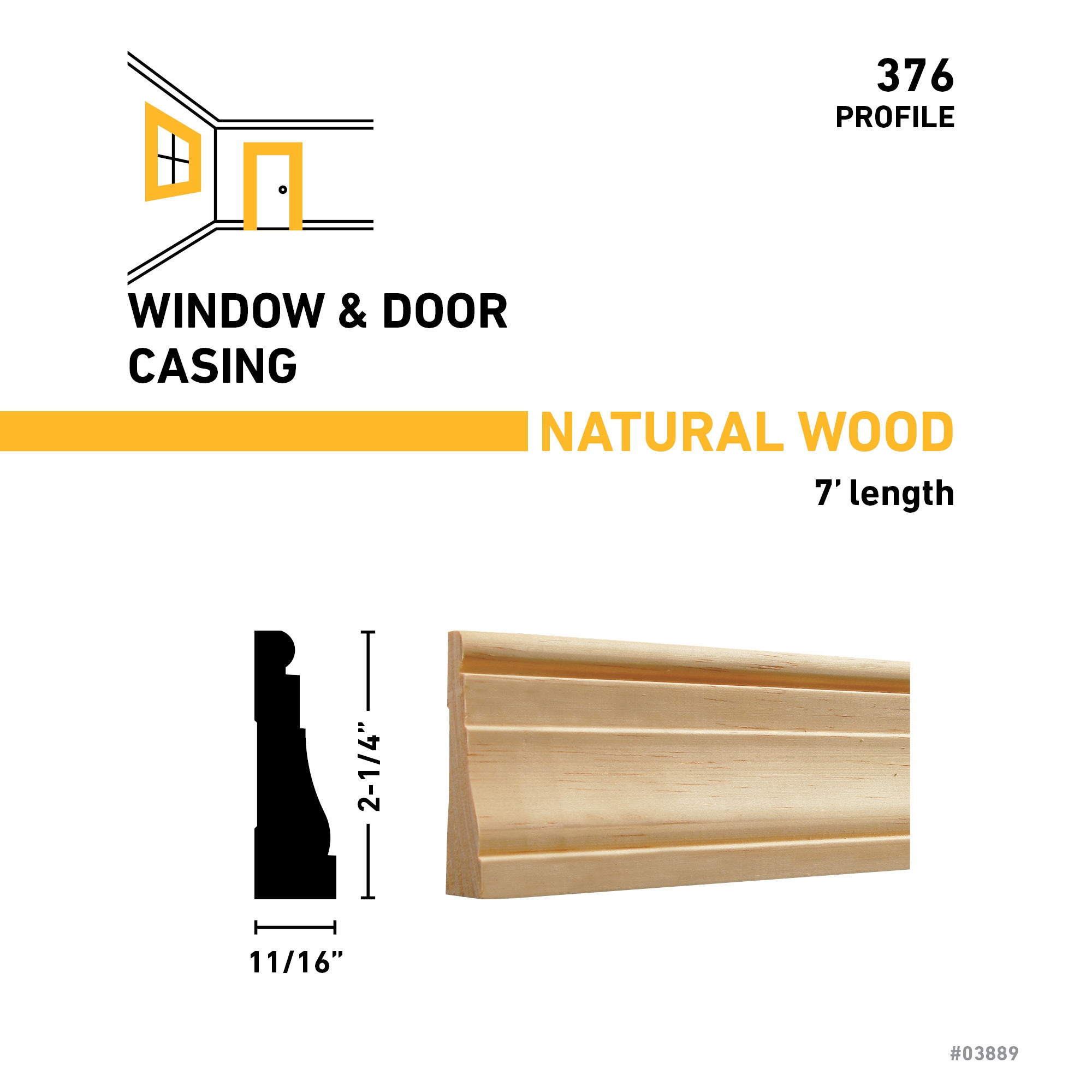 RELIABILT 37670PINE Window-Door-Casings - View #3