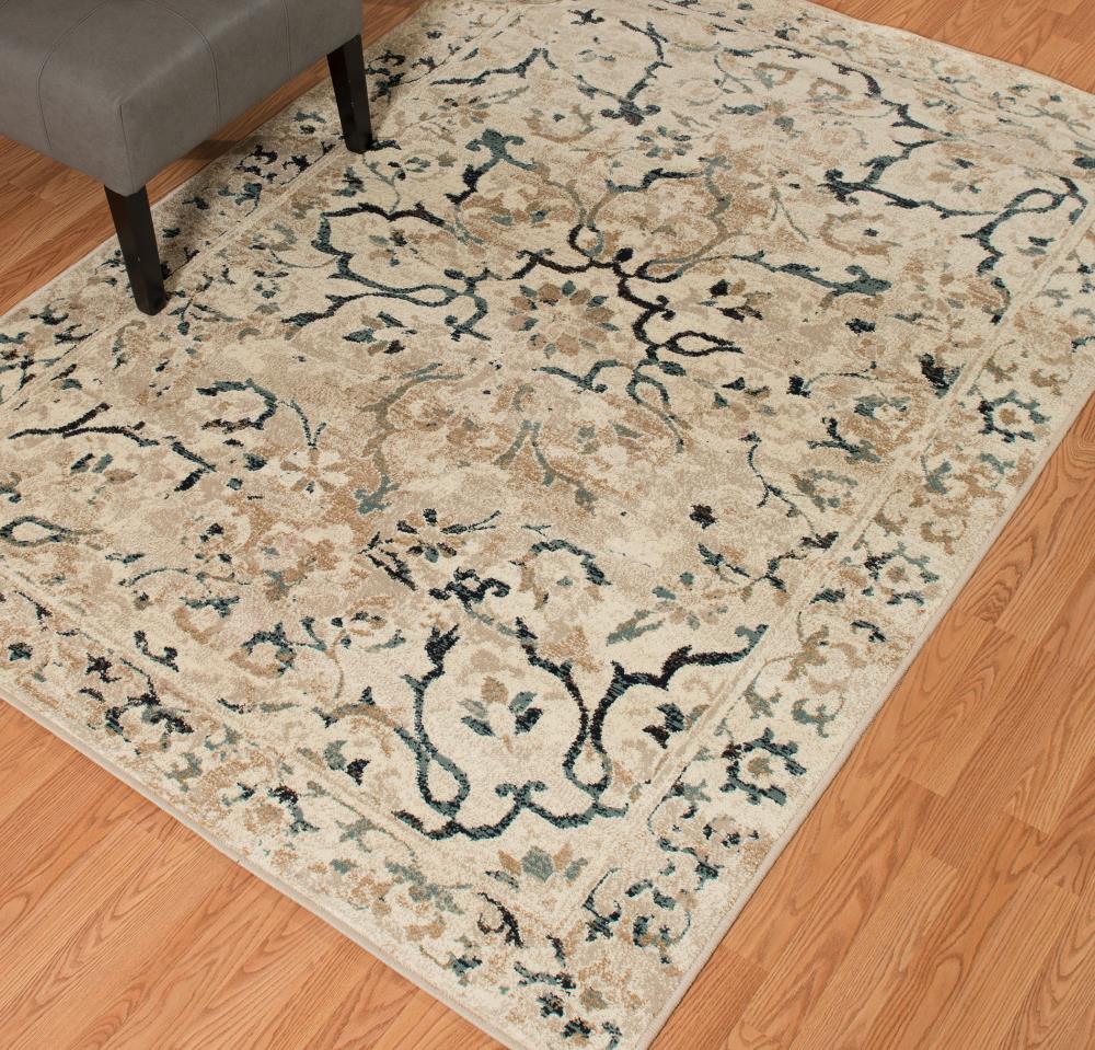 United Weavers Of America 3001 00397 1013 Bridges 10 x 13 (ft) Polypropylene Linen Rectangular Indoor Border Area rug