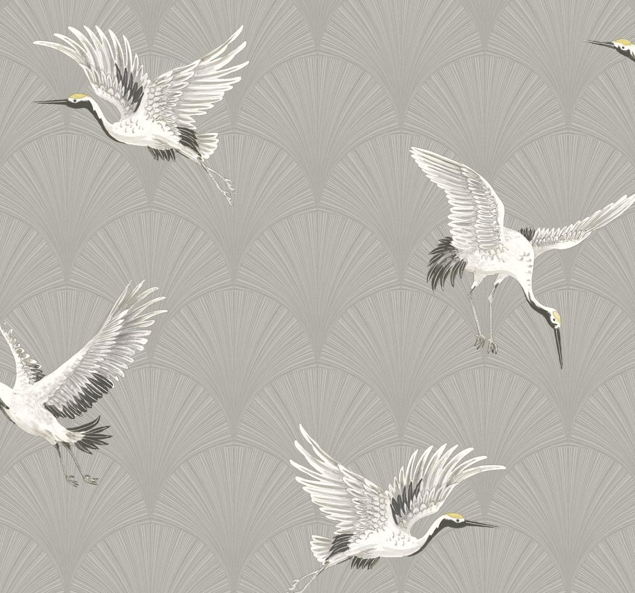 NextWall NW42808 40.5-Sq. Feet Argos Grey Vinyl Animals Self-adhesive Peel and Stick Wallpaper