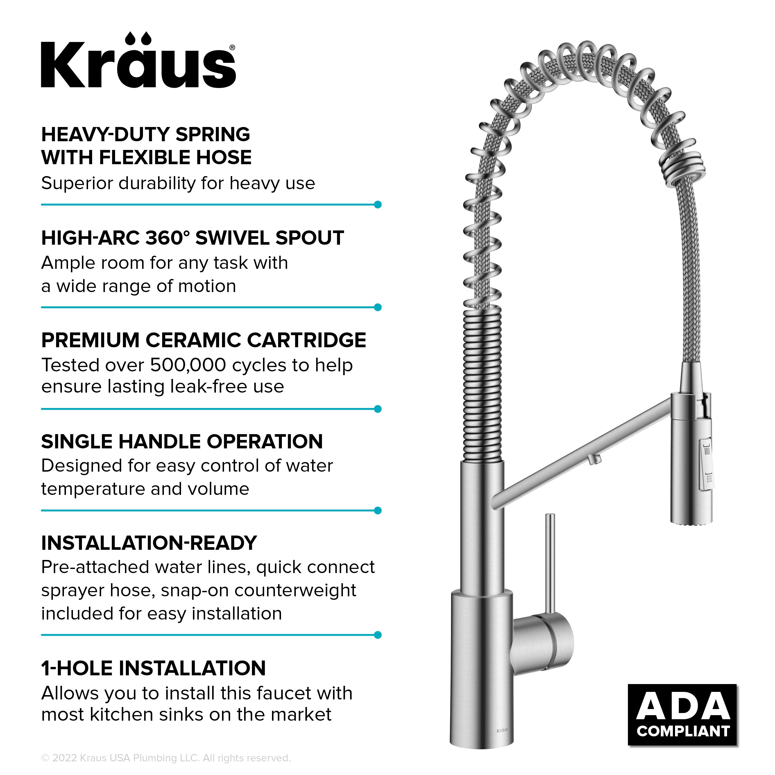 Kraus KFF-2631SFS Kitchen-Faucets - View #16