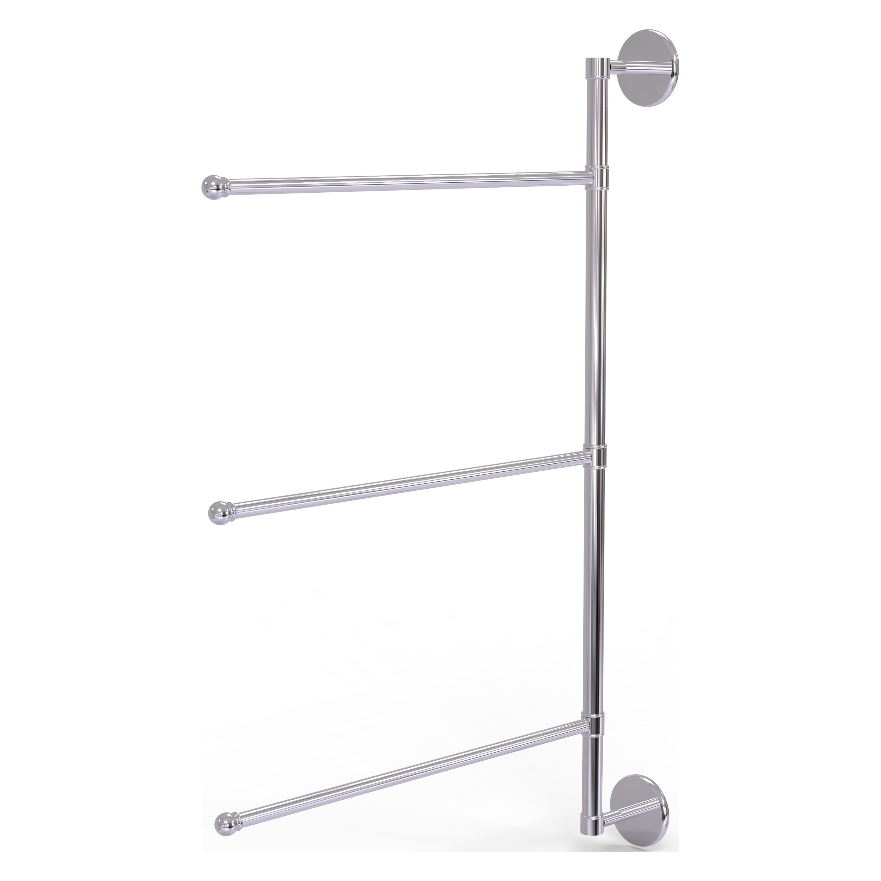Allied Brass P1027/3/16/28-PC Prestige Skyline 28-in Polished Chrome Wall mount Single Towel Bar