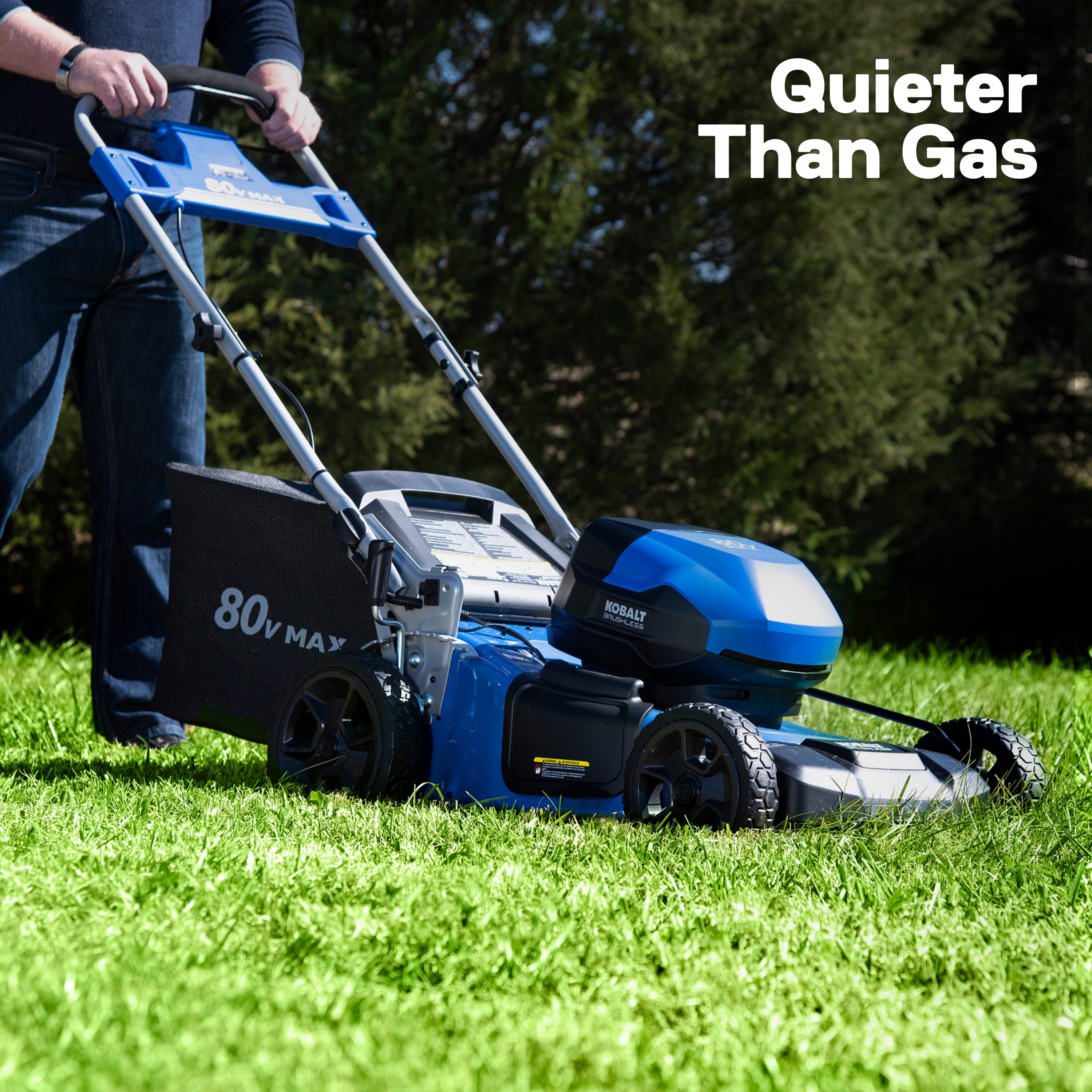 Kobalt 80-volt 21-in Cordless Push Lawn Mower 5 Ah (Battery and