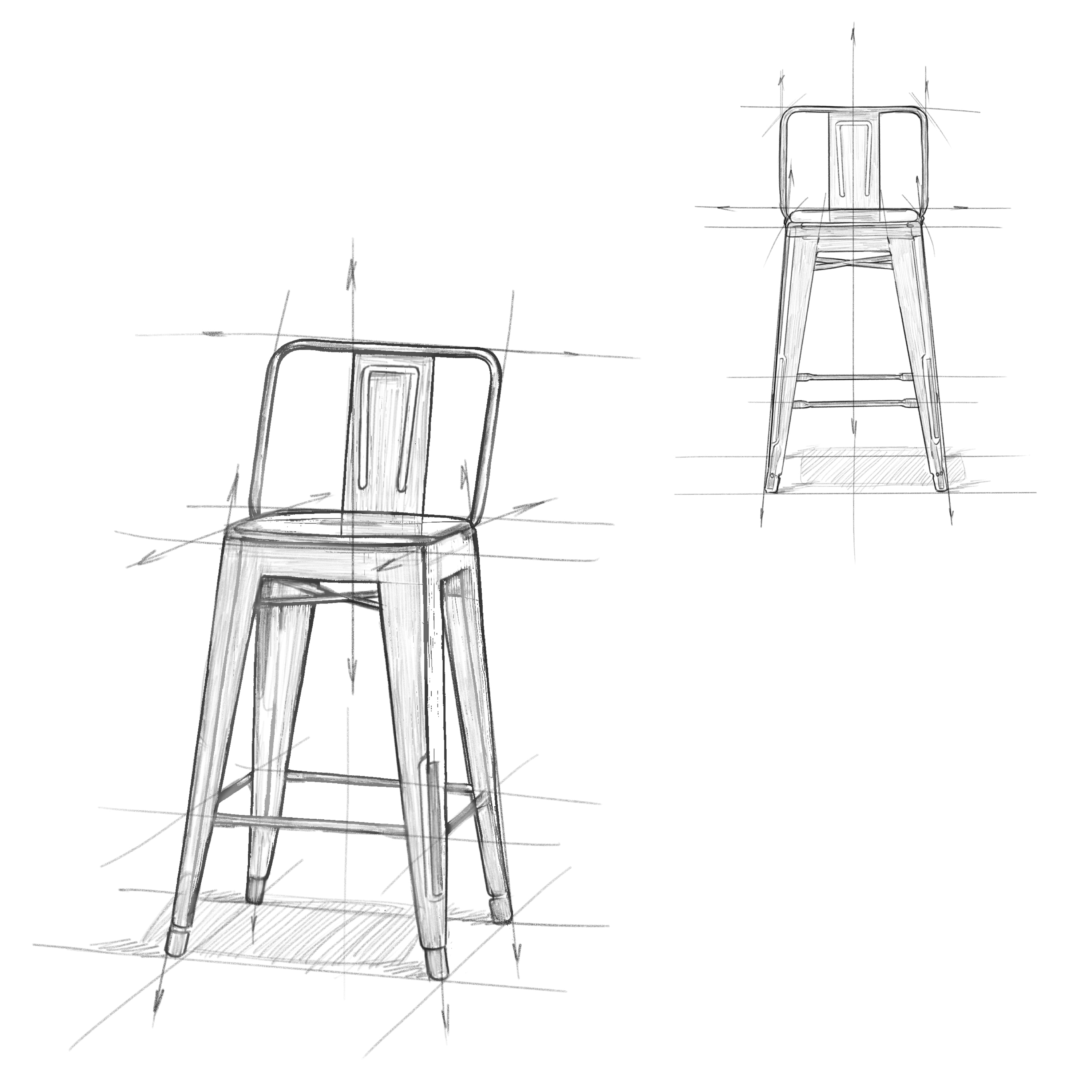 LOVMOR SF-M-B2732P253607 stools - View #2