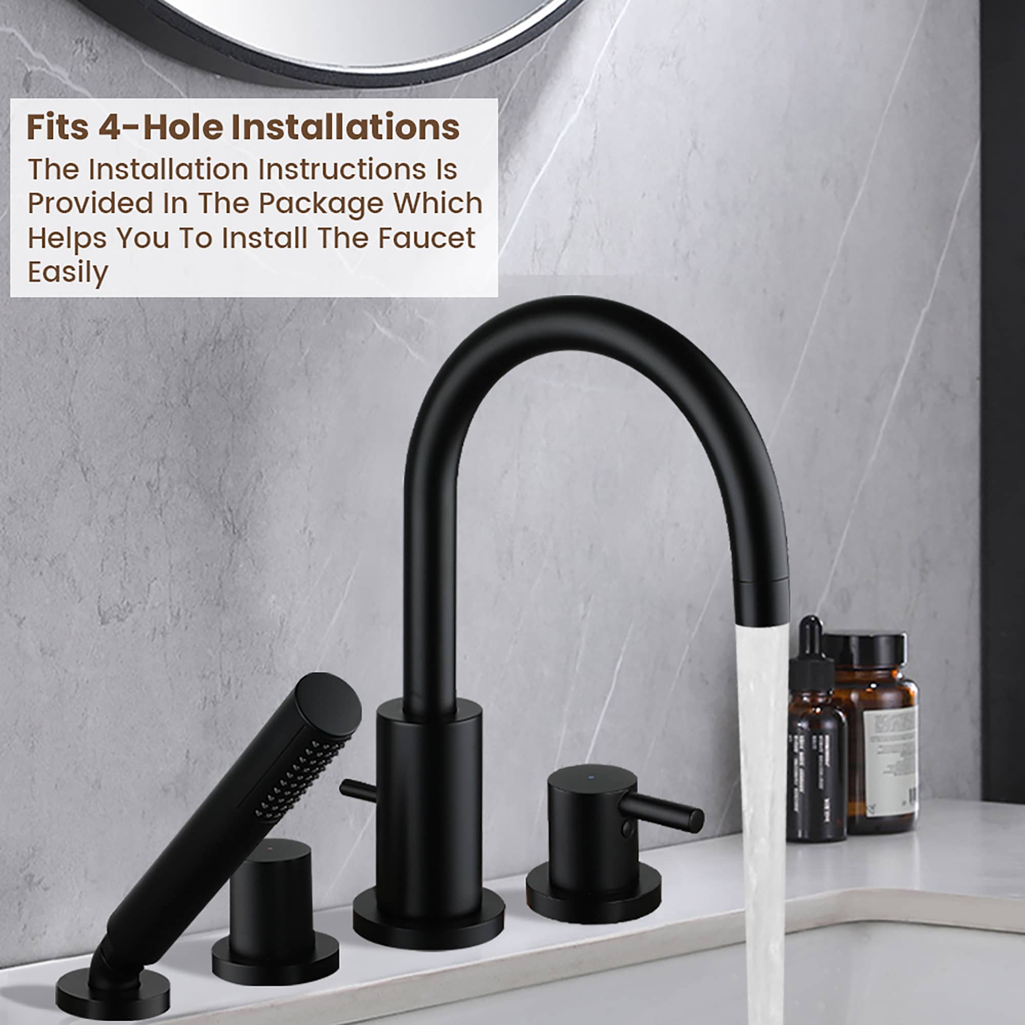 CASAINC CALTC11BN Roman-Tub-Faucets - View #14