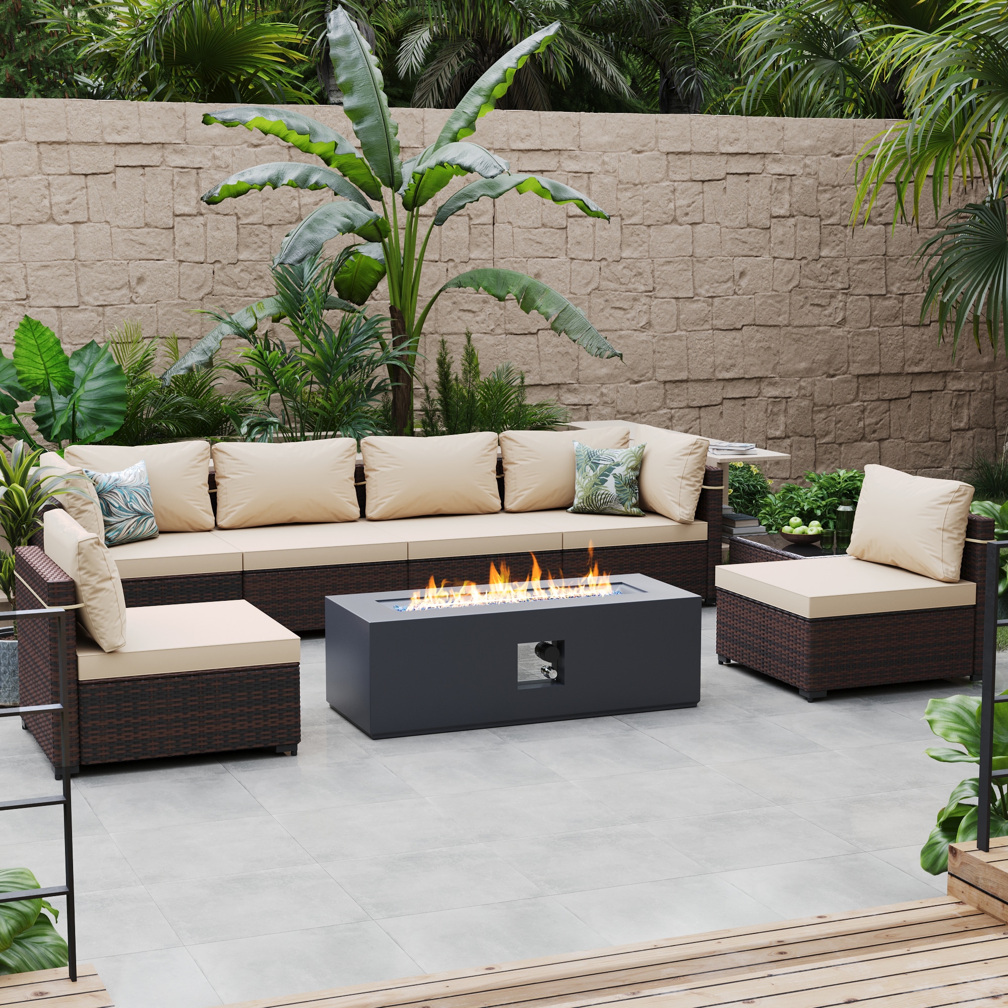 Patio Watcher RT7-BEIGE-C42TP Patio-Conversation-Sets - View #3