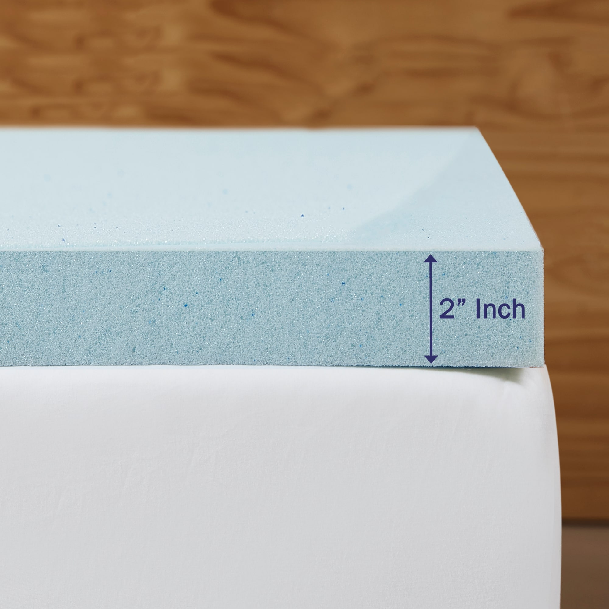 Sweet Home Collection LOW-GEL-MAT-TOP-F Mattress-Covers - View #3