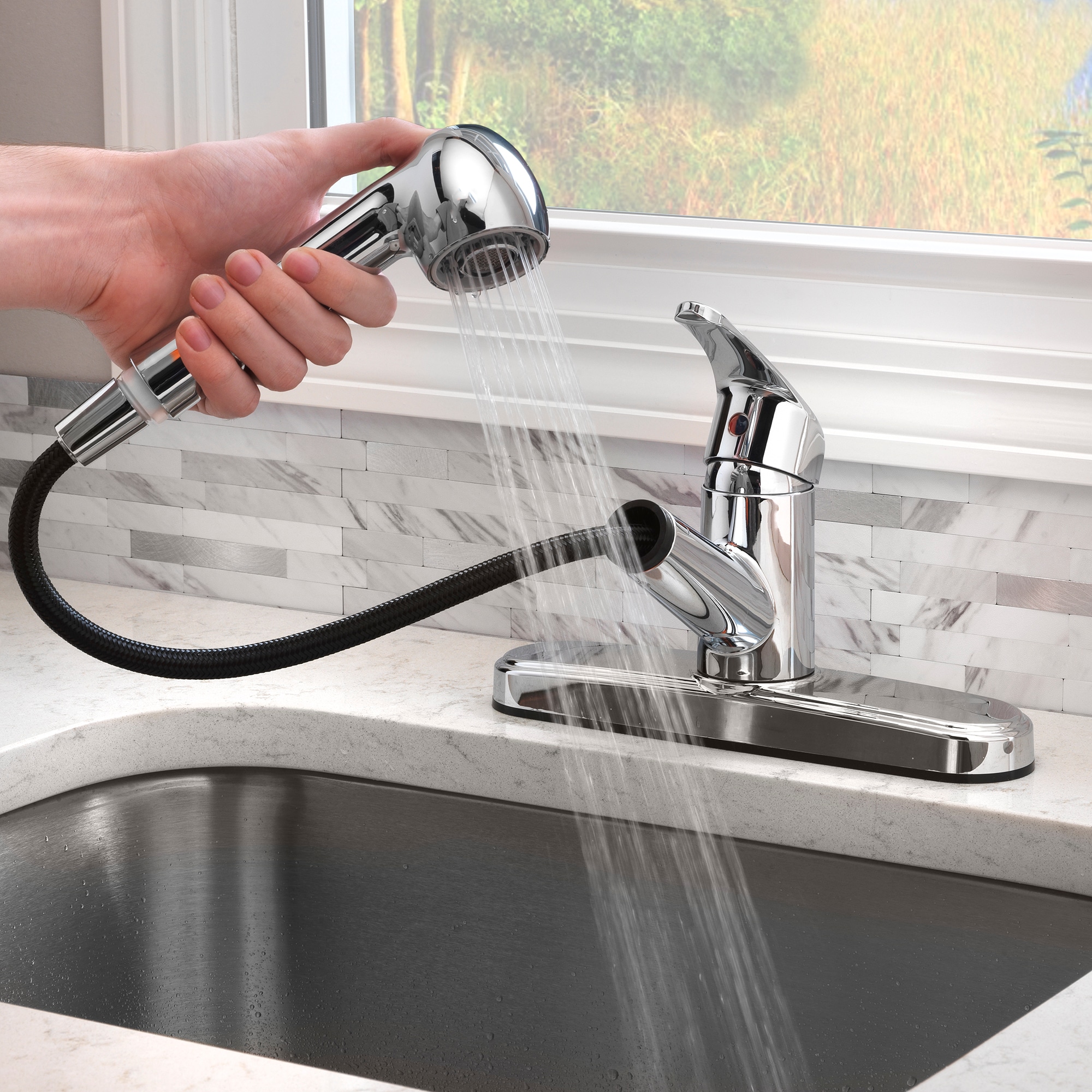 Project Source 012 PS10345CP Kitchen-Faucets - View #4