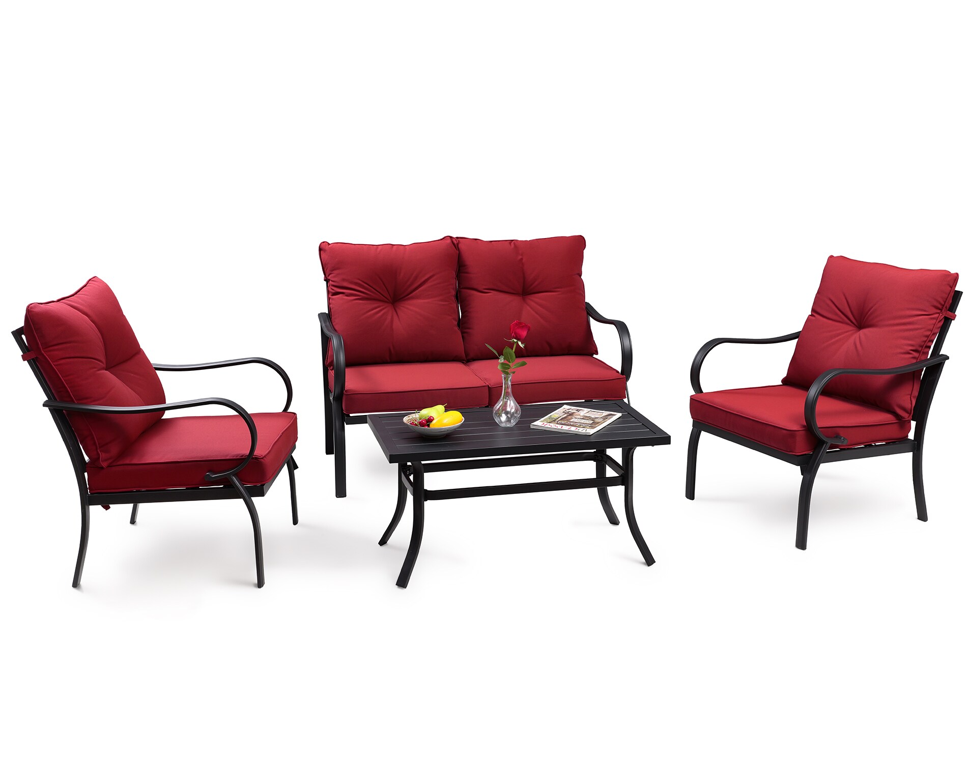 iron patio conversation sets