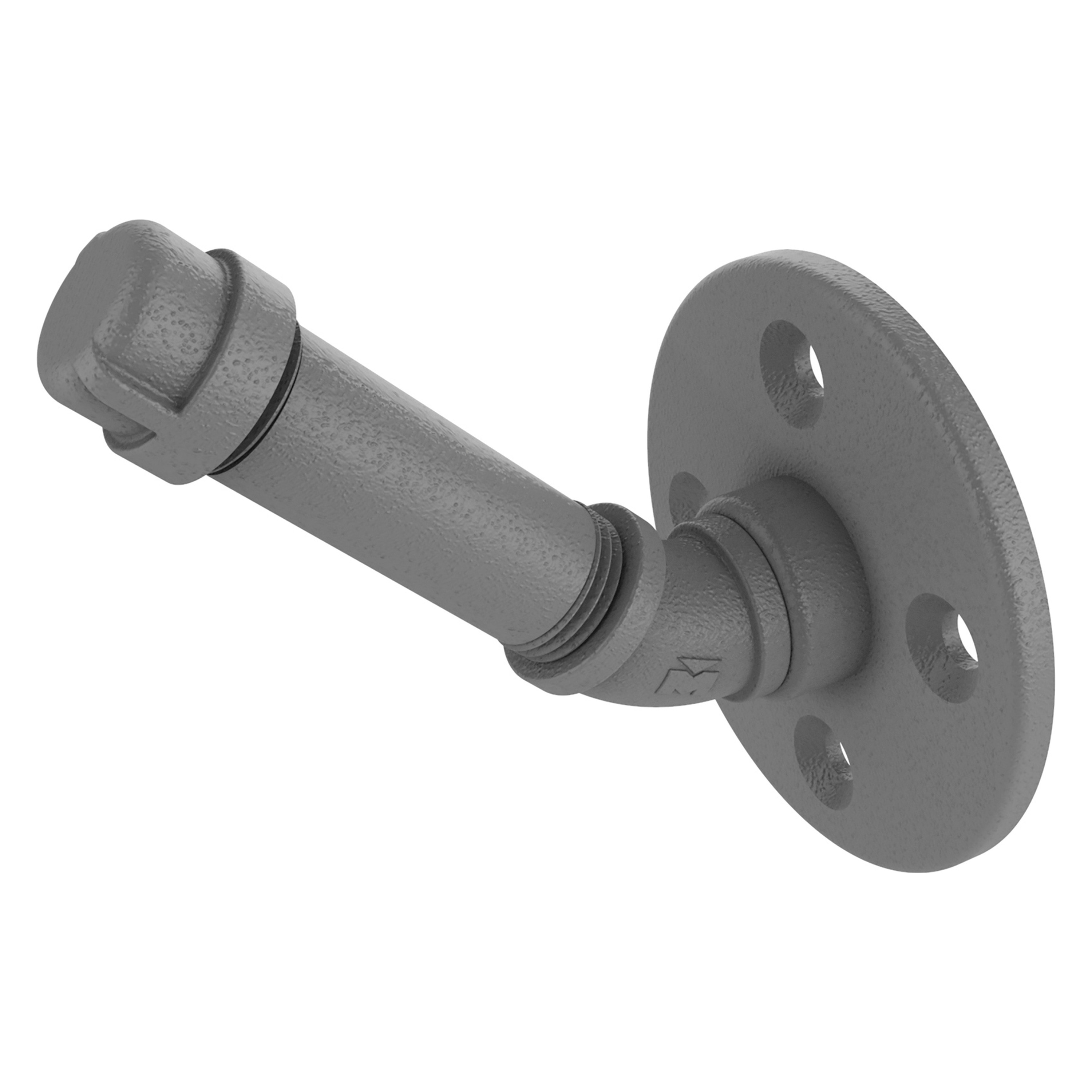 Allied Brass P-300-HK-GYM Pipeline Matte Gray Single -Hook Wall mount Towel Hook