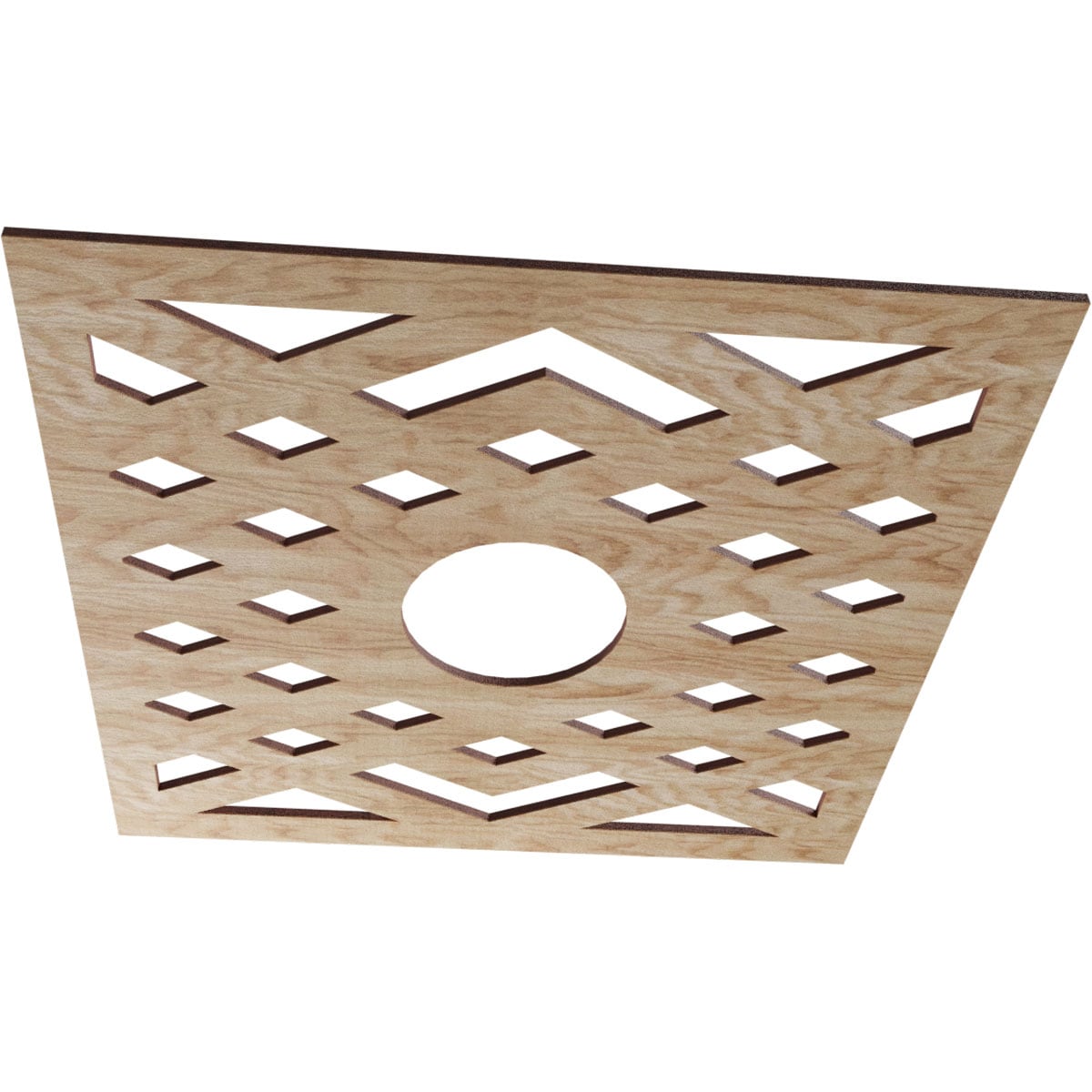Ekena Millwork CMWP18X18X0375CHRO Ceiling-Medallions - View #2