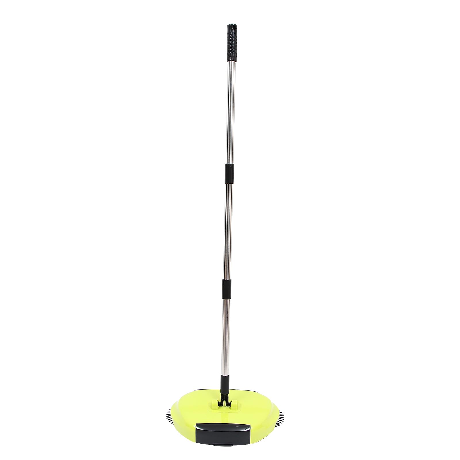 Yichuhaoxi  Manual Carpet Sweeper Mini Hand Push Sweeper 3 in 1 Household Cleaning Tool with Adjustable Handle and Enclosed Trash Bin for Hard