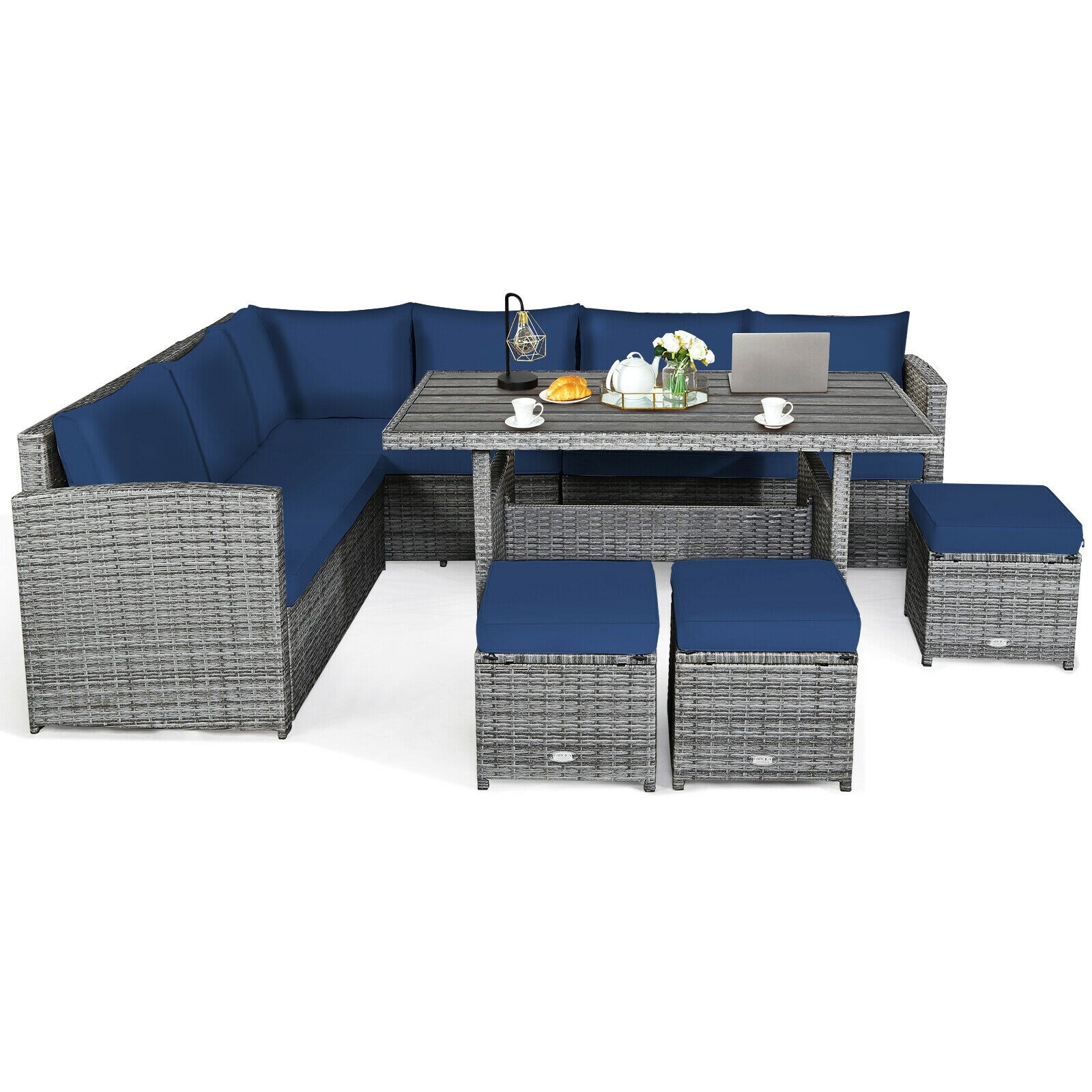 Slickblue D-CO-+YN30517WH Patio-Sofas-Daybeds - View #3