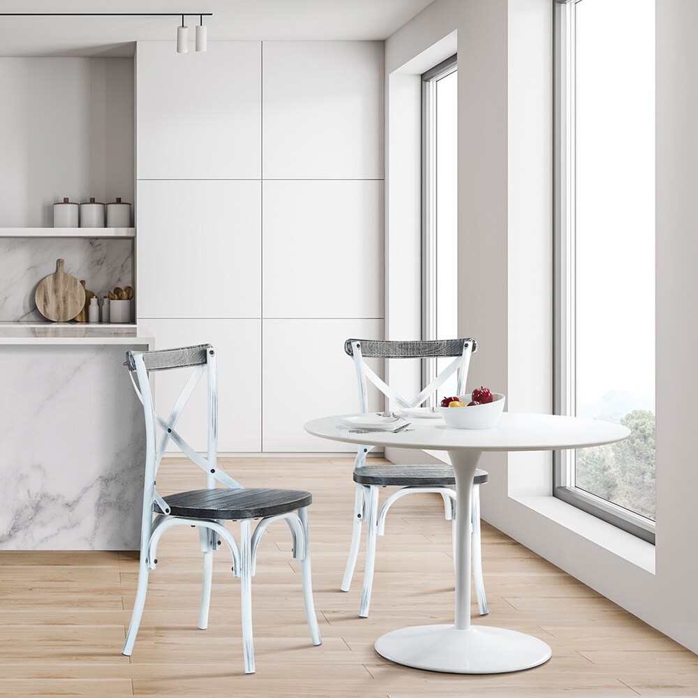 OSP Home Furnishings FLWT433-WHT Dining-Tables - View #6