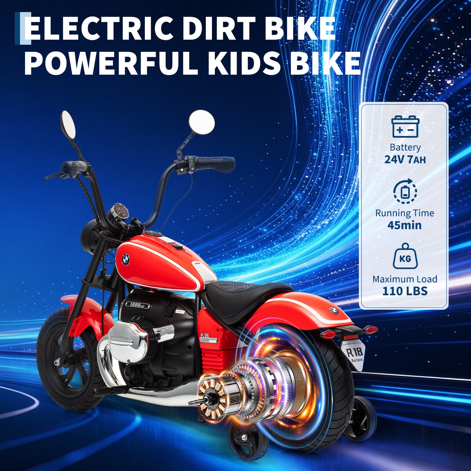 Aoile Officially Licensed luxury car brand 24V Kids Electric Ride On ...