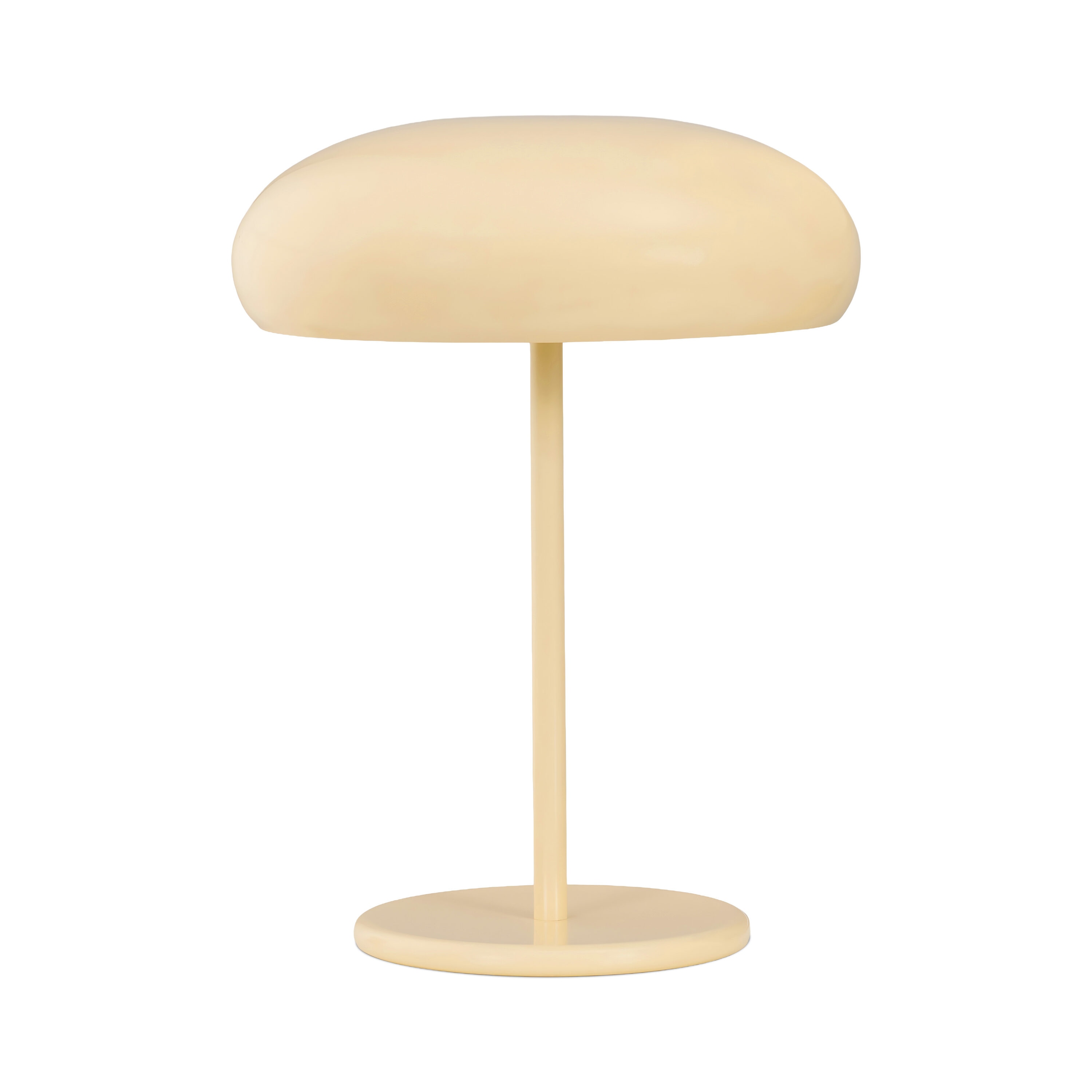 15-in Ayla Yellow Beige Dimmable LED Table Lamp