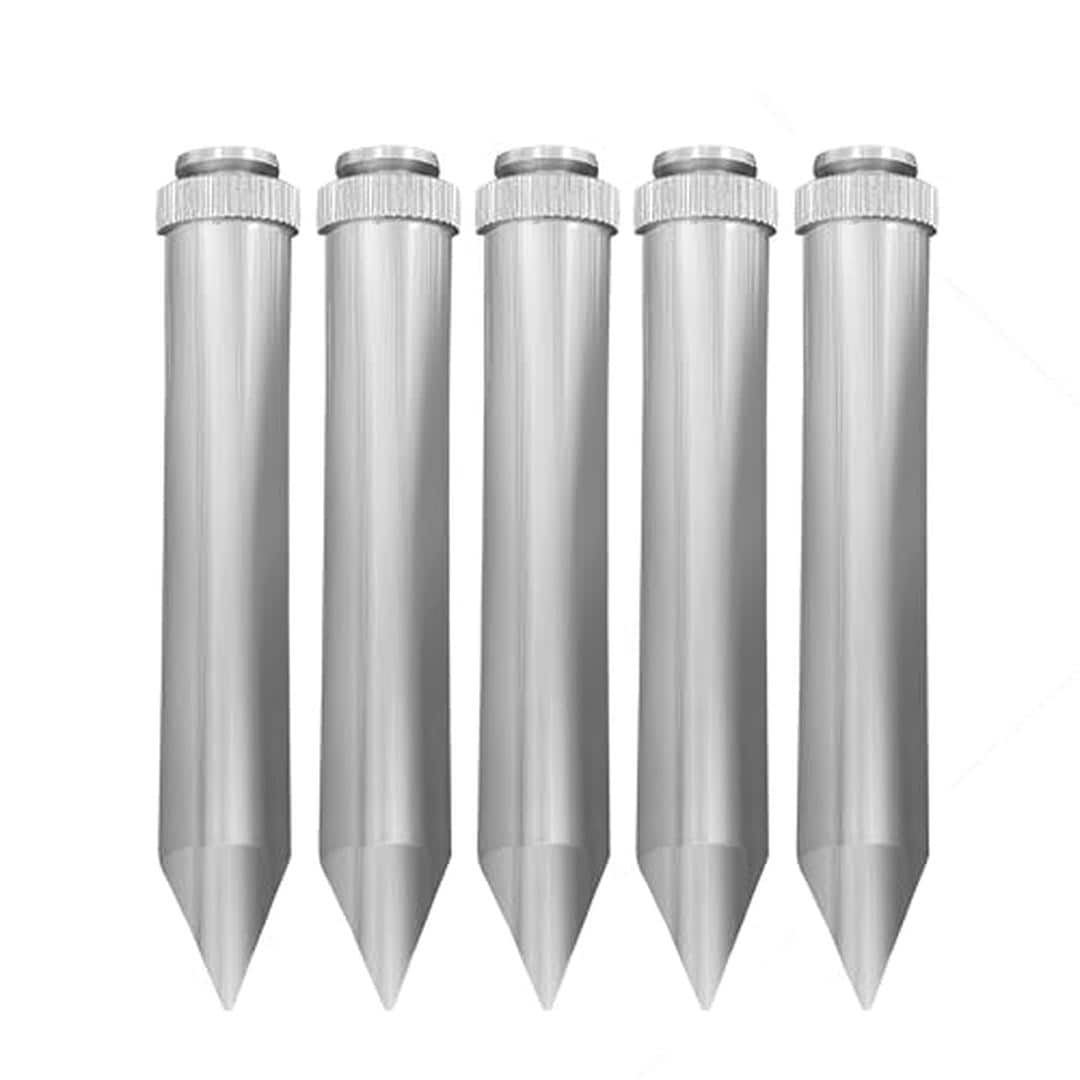 Poolzilla SM-SPIKE-ANCHOR-5PK 5 PC 5 In. Long Heavy Duty Stainless Steel Paver Spike Anchor for easy Safety Pool Cover Installation