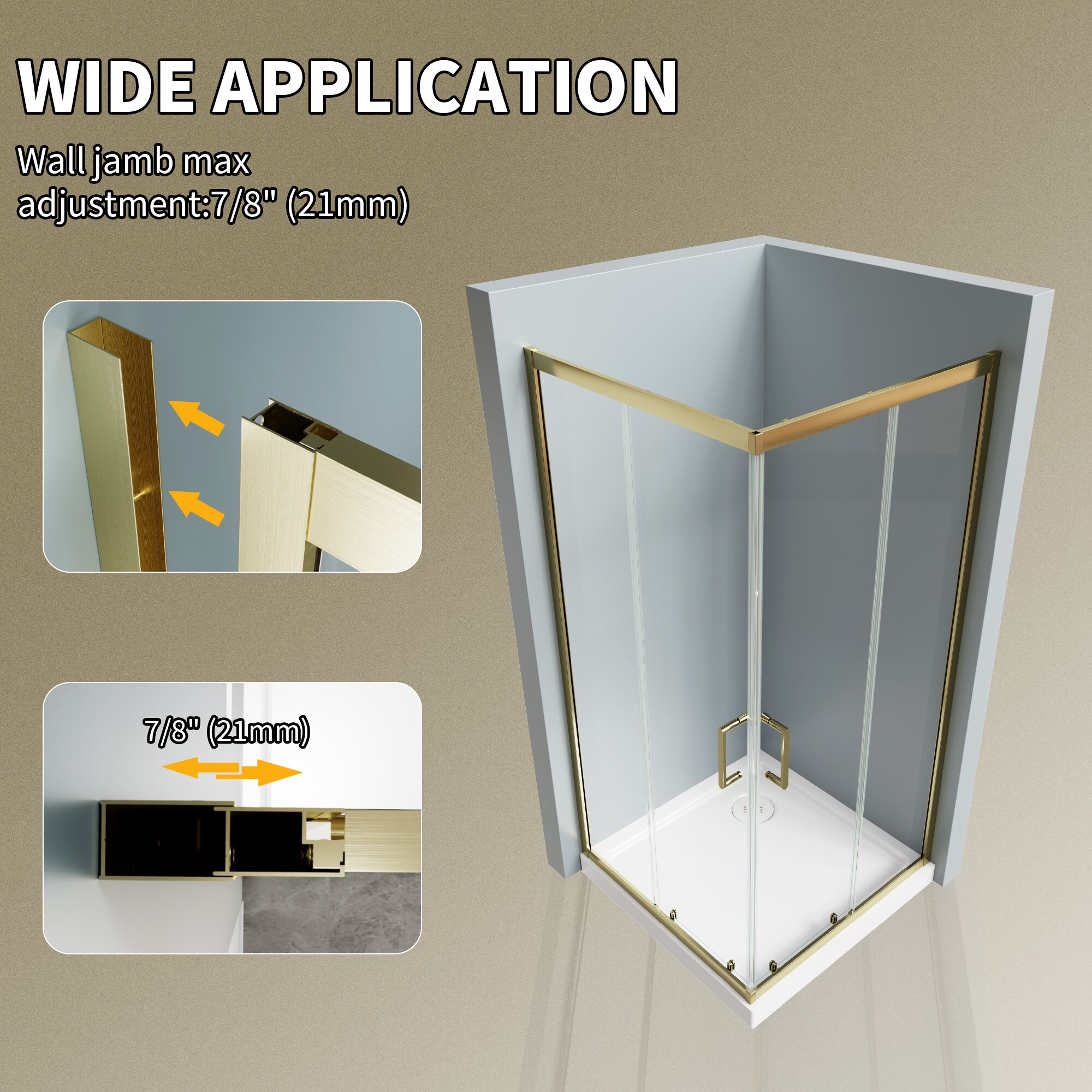 AAZJ JKF-MC04-6036SF2 Shower-Doors - View #11