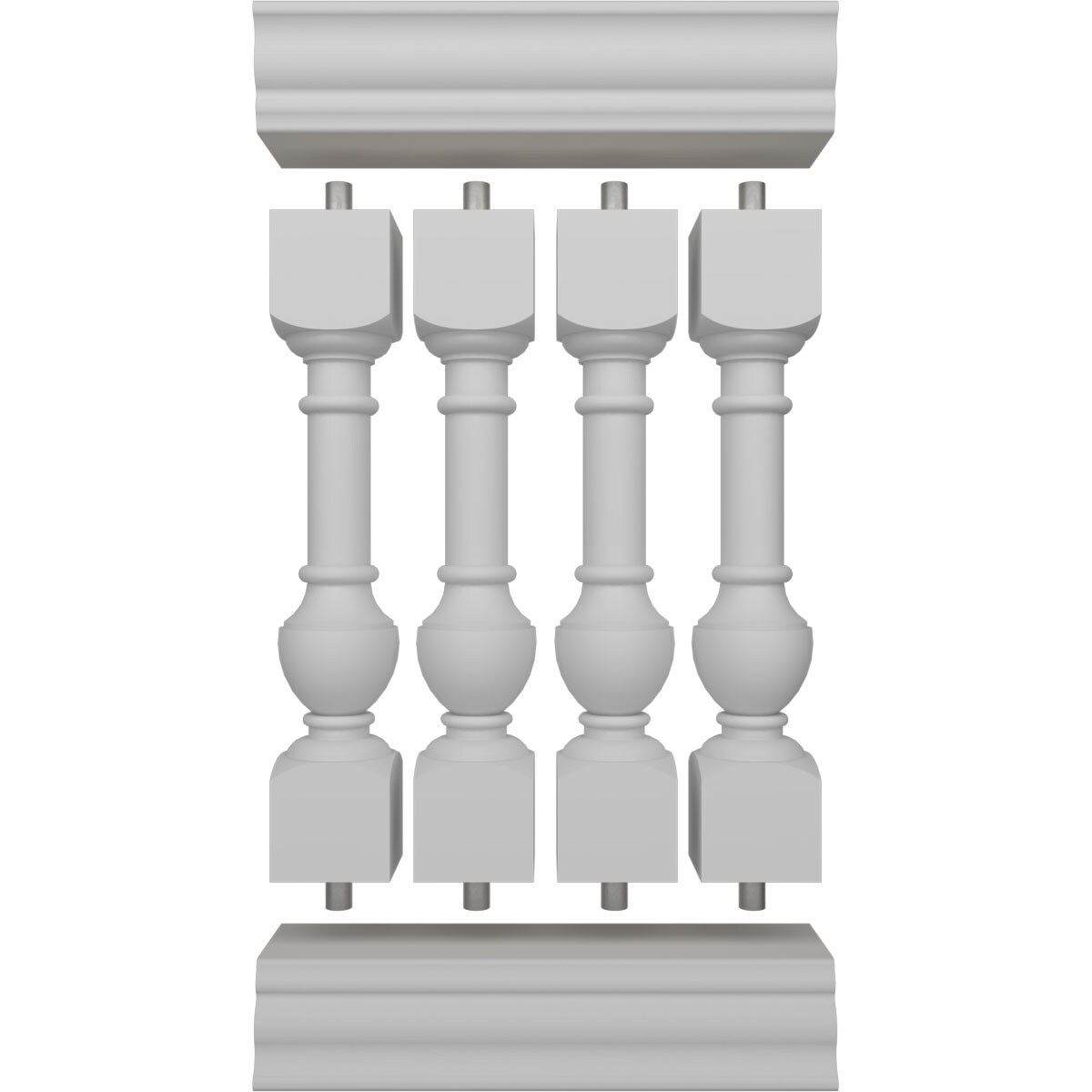 Ekena Millwork BALK42X024YOA railings - View #5