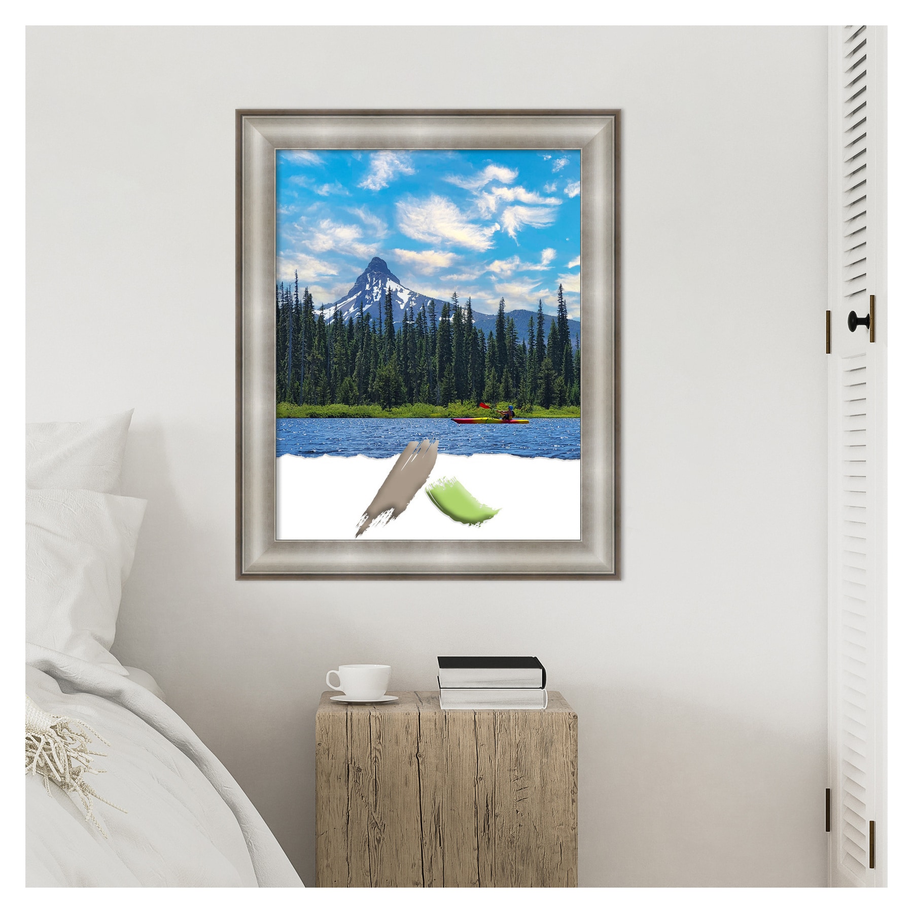 Imperial Silver 22x28 Polystyrene Wall Picture Frame