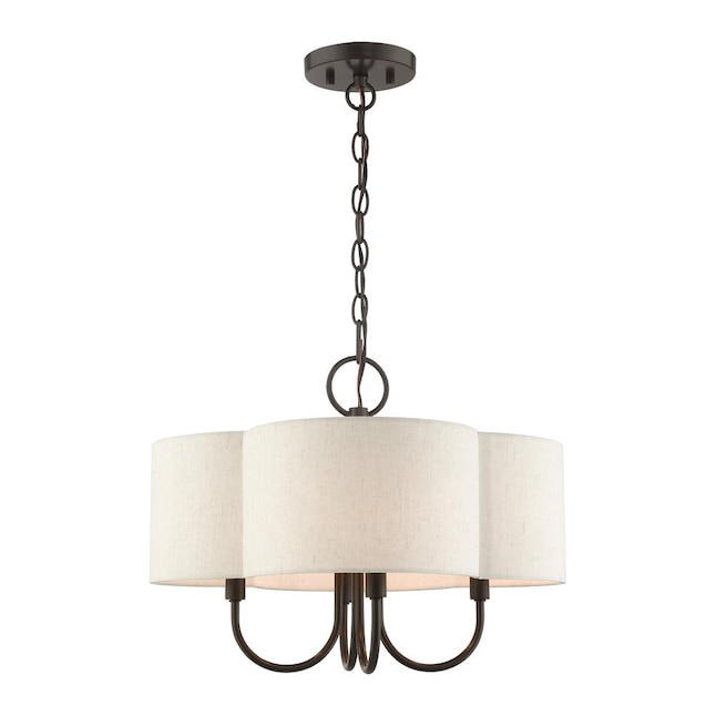 Livex Lighting Solstice 4 Light English, Country French Chandelier Shades