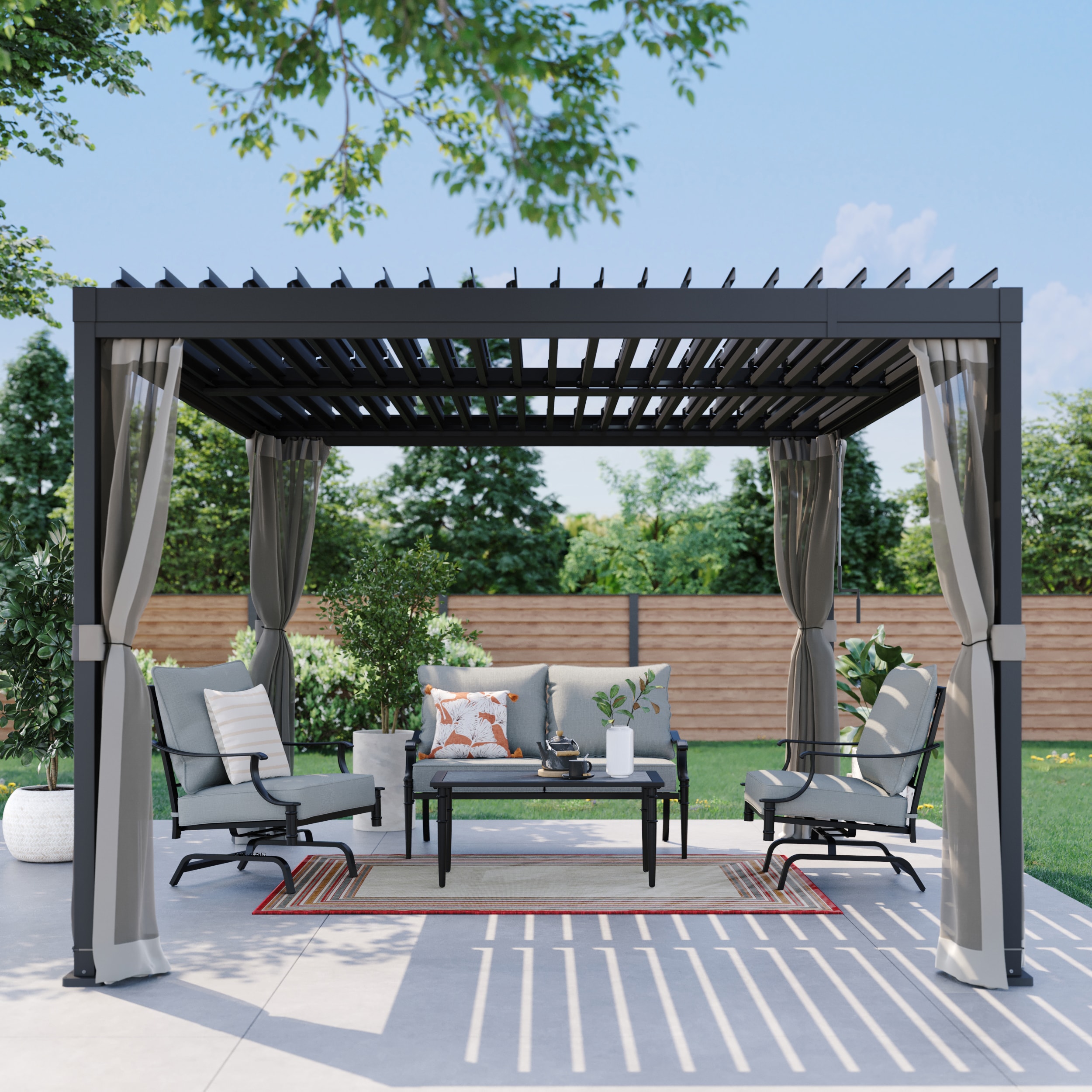 allen + roth TPL25120 Pergolas-2 - View #2