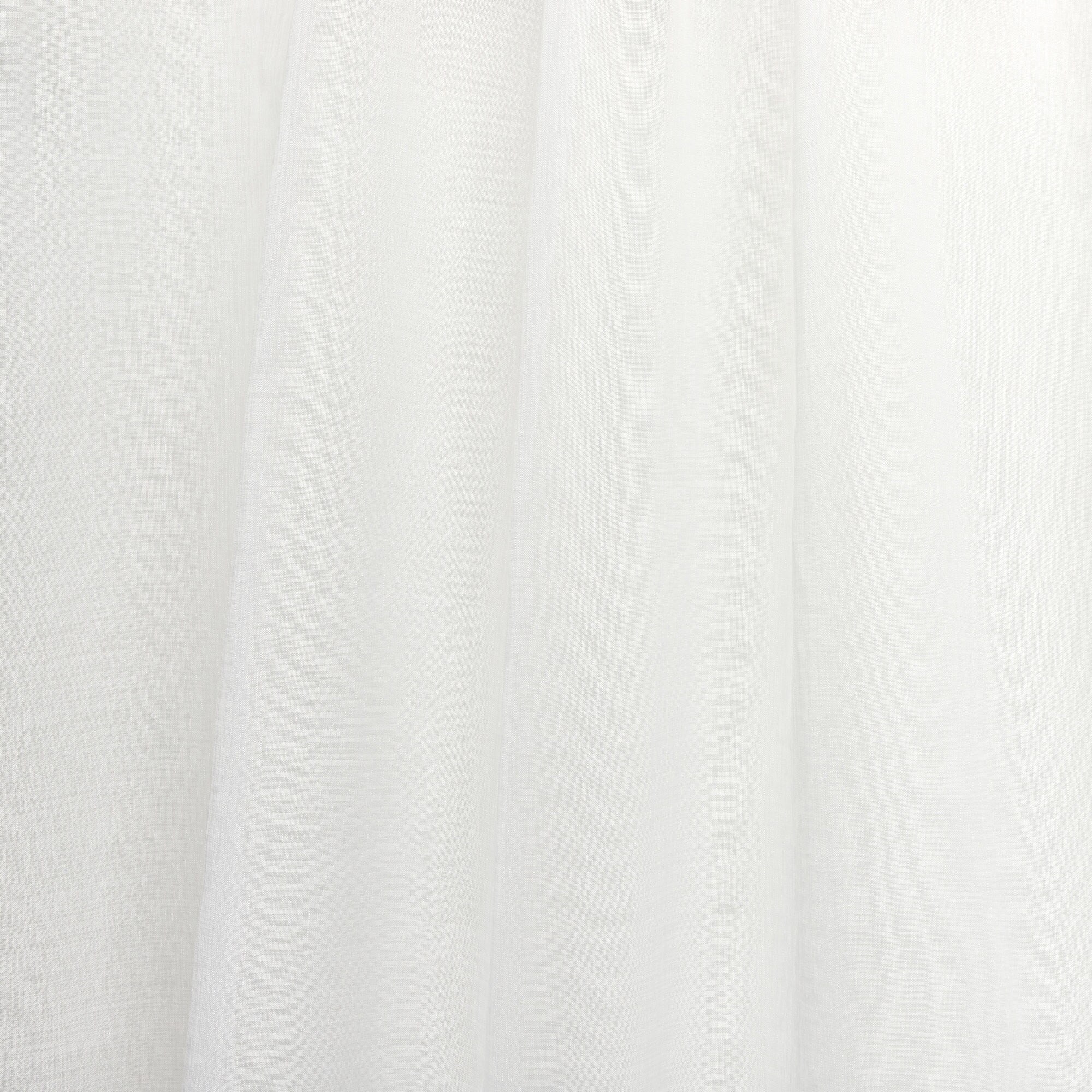 Natural Sheer Linen Tab Top Kitchen Window Panels