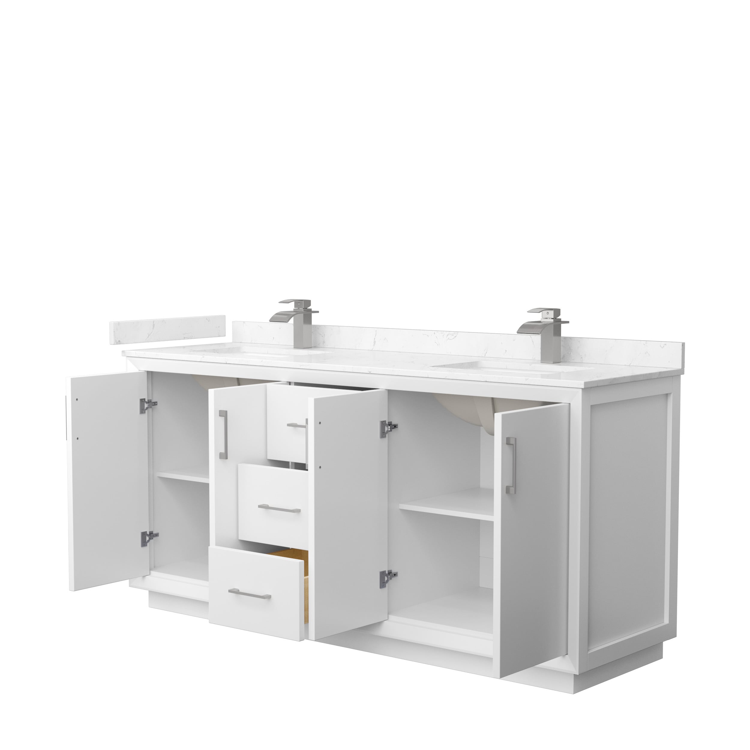 Wyndham Collection WCF414172DWHC2UNSMXX Bath-Vanity-Combo - View #2