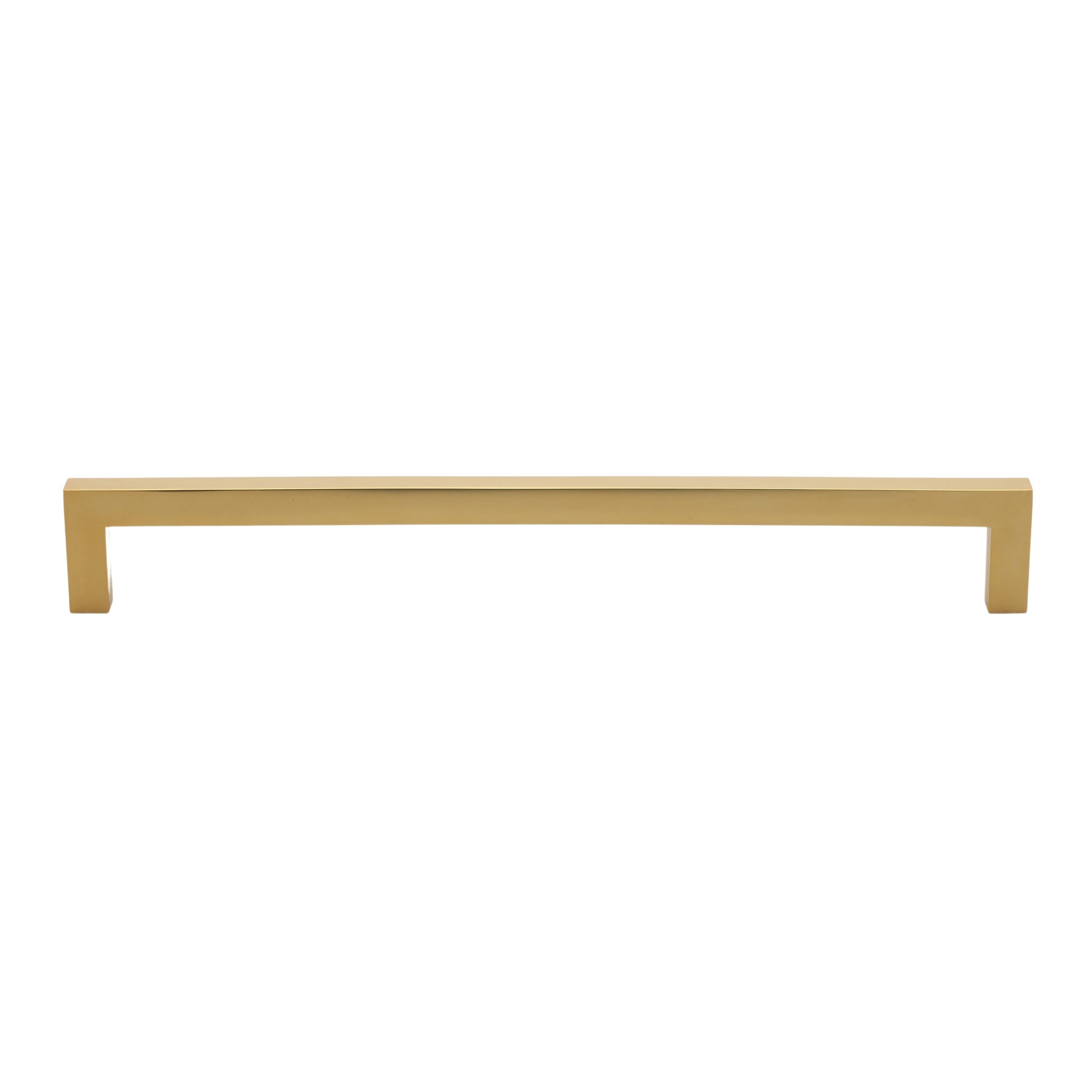GlideRite Hardware 21683-224-BG-25 8-3/4 in. Center to Center Solid Square Bar Pull - 25 Pack