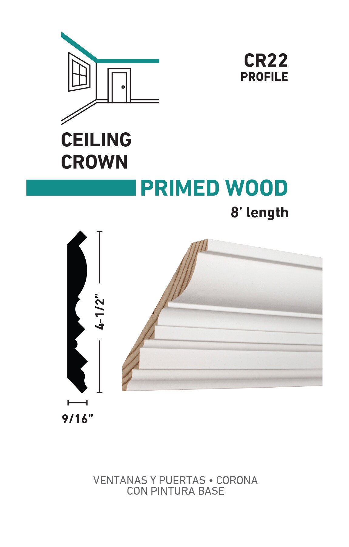 RELIABILT L047022208 Crown-Moulding - View #3