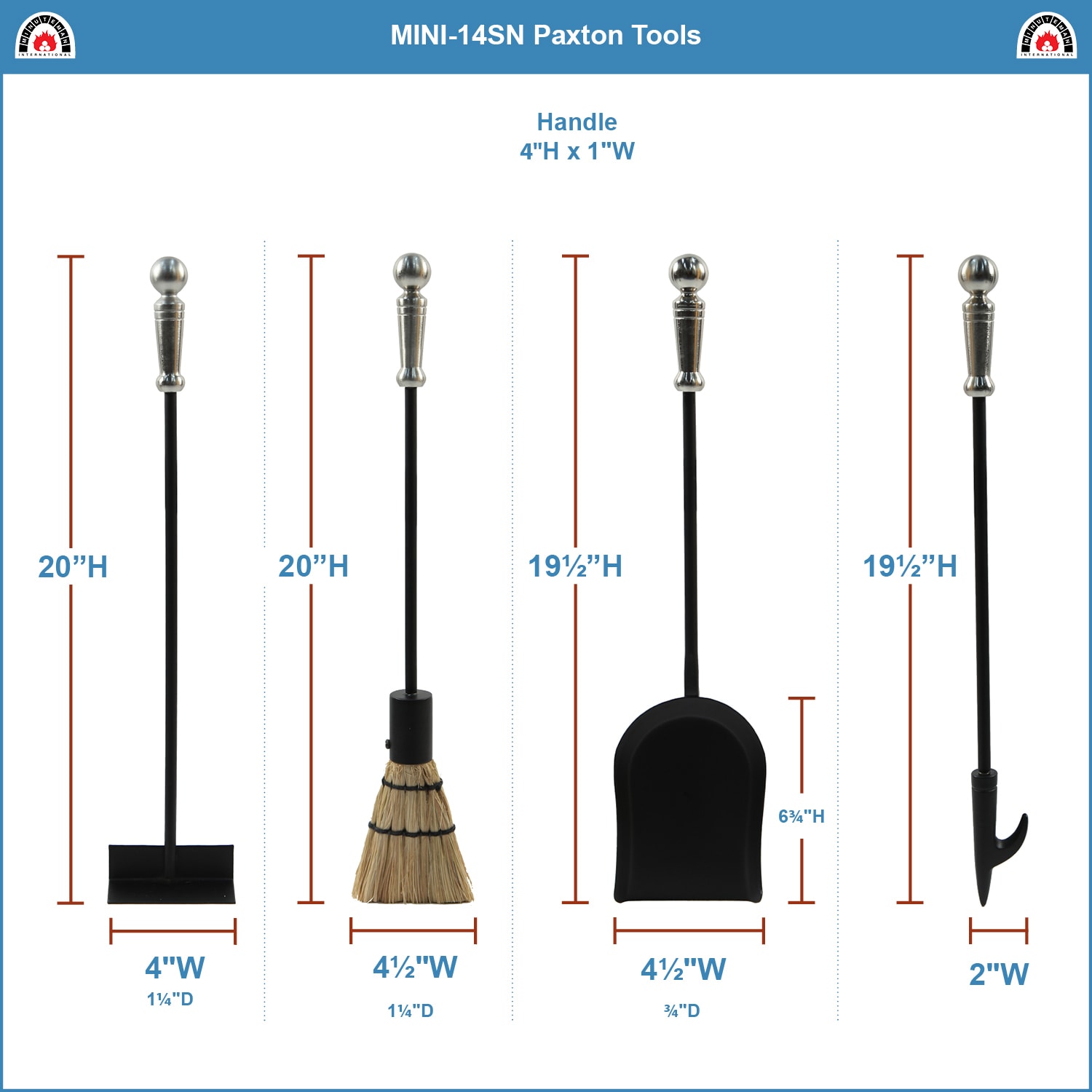 Minuteman International MINI-14SN Fireplace-Tools - View #4