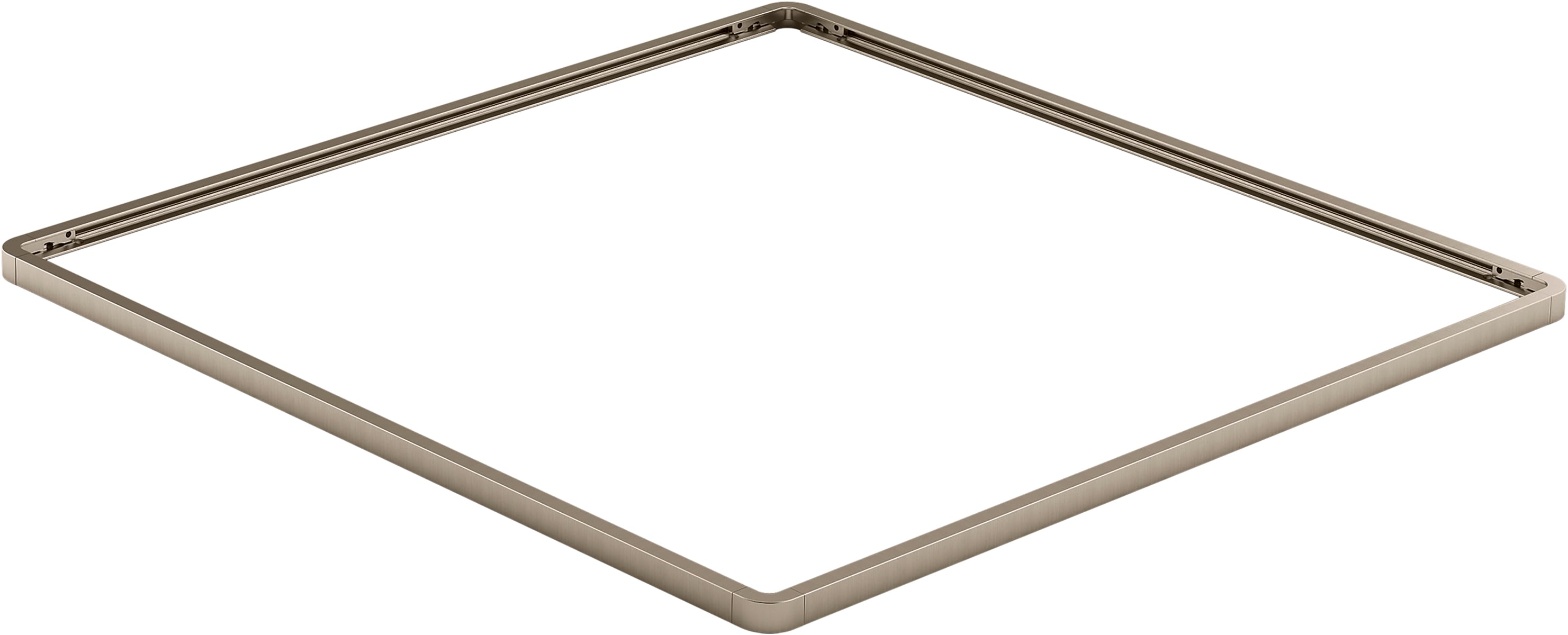 KOHLER K-31111-BV Real Rain Vibrant Brushed Bronze 19.50-in Universal Shower Trim ring 18.8125-in -ID