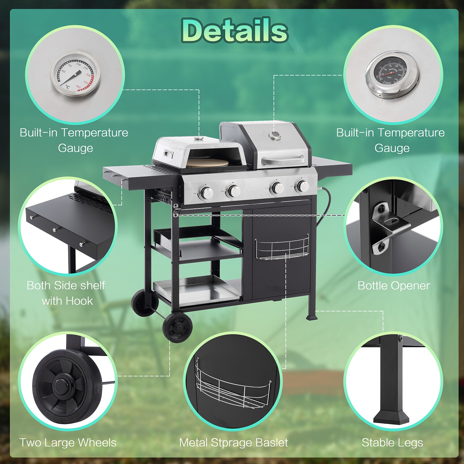 GZMR GZ-W22303 Gas-Grill - View #12