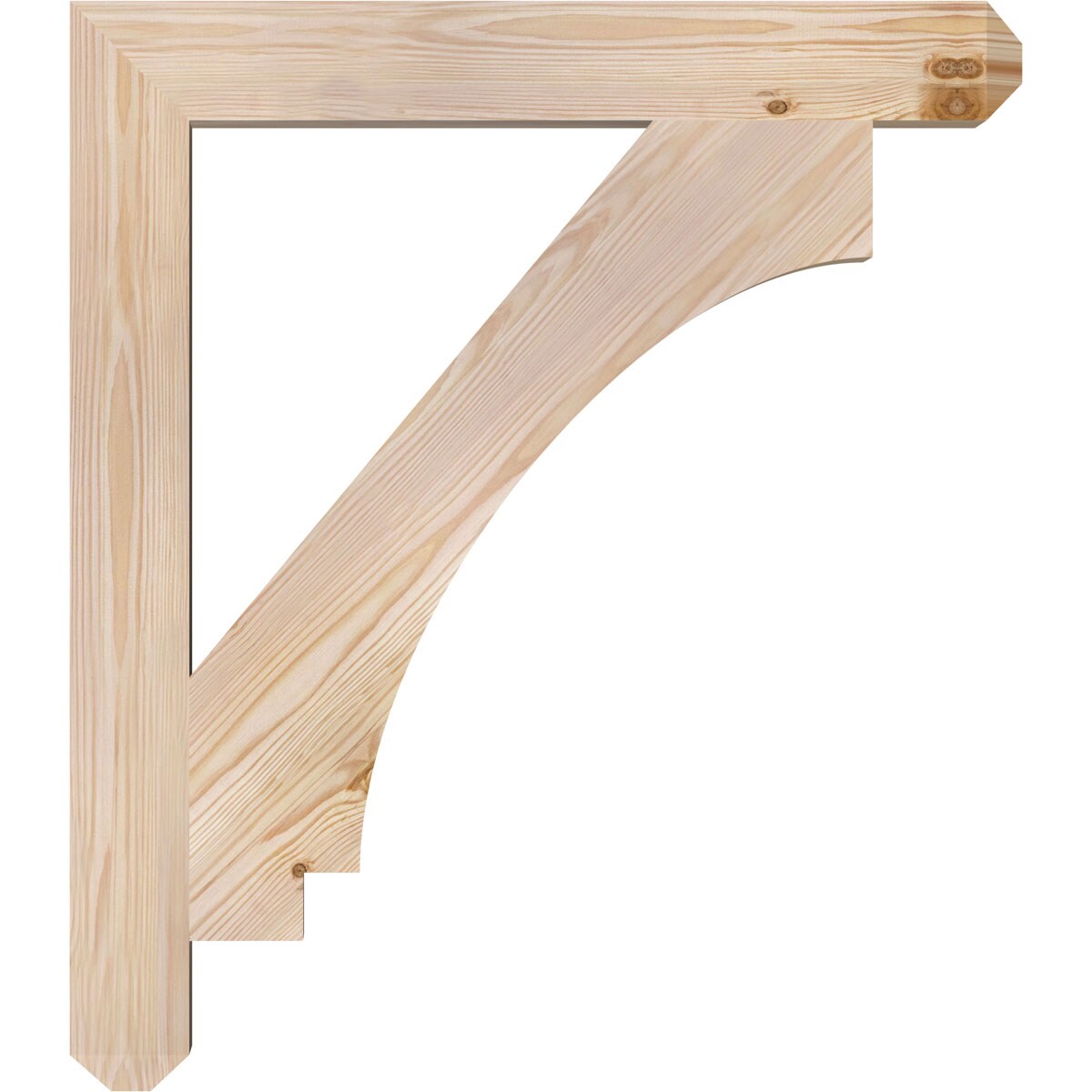 Ekena Millwork BKT04X28X32IMP04SDF Exterior-Brackets-Braces - View #3