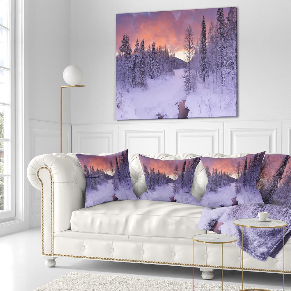 Designart CU15099-18-18 18-in x 18-in Multiple Colors Indoor Decorative Pillow