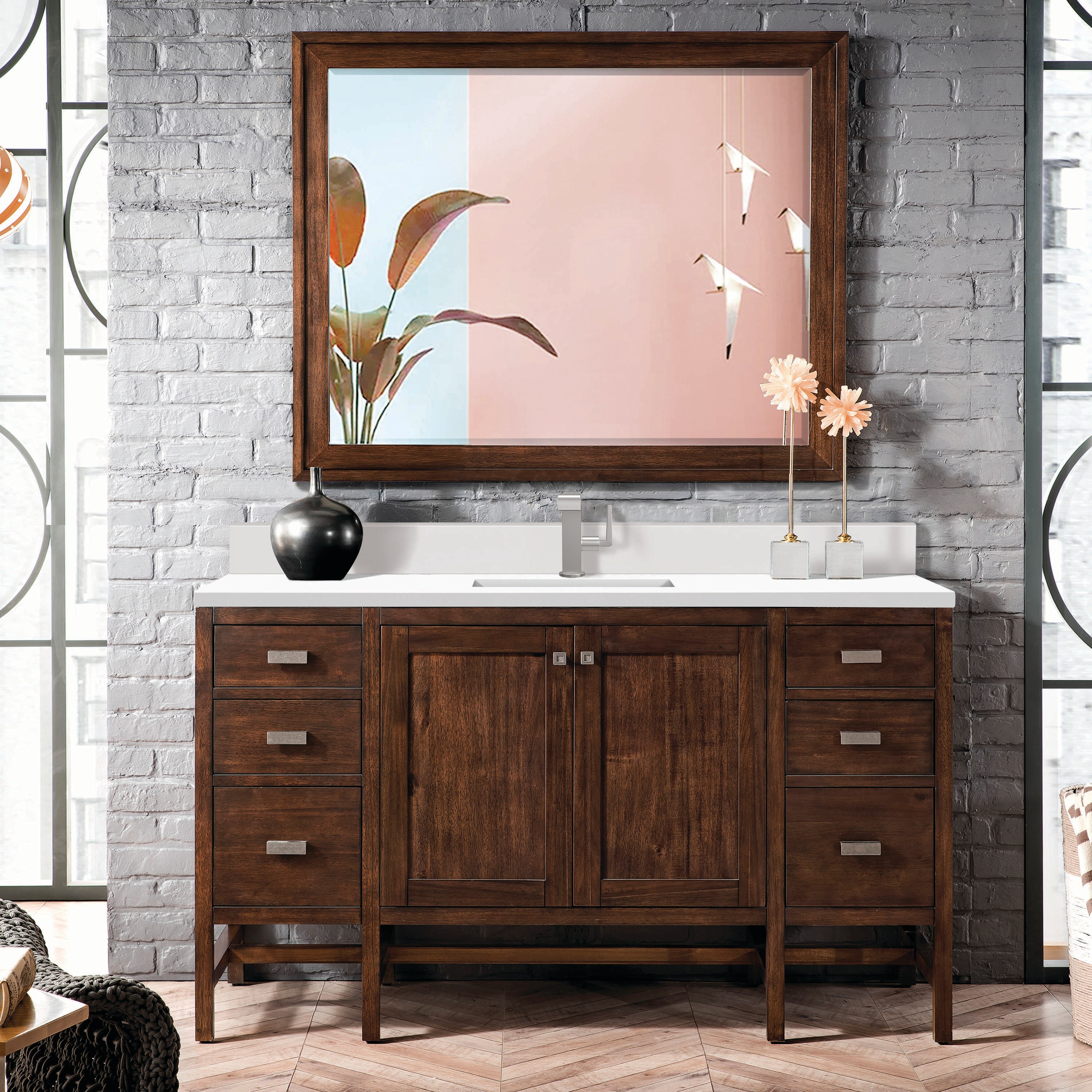 James Martin Vanities E444-V60S-MCA-1WZ Bath-Vanity-Combo - View #2