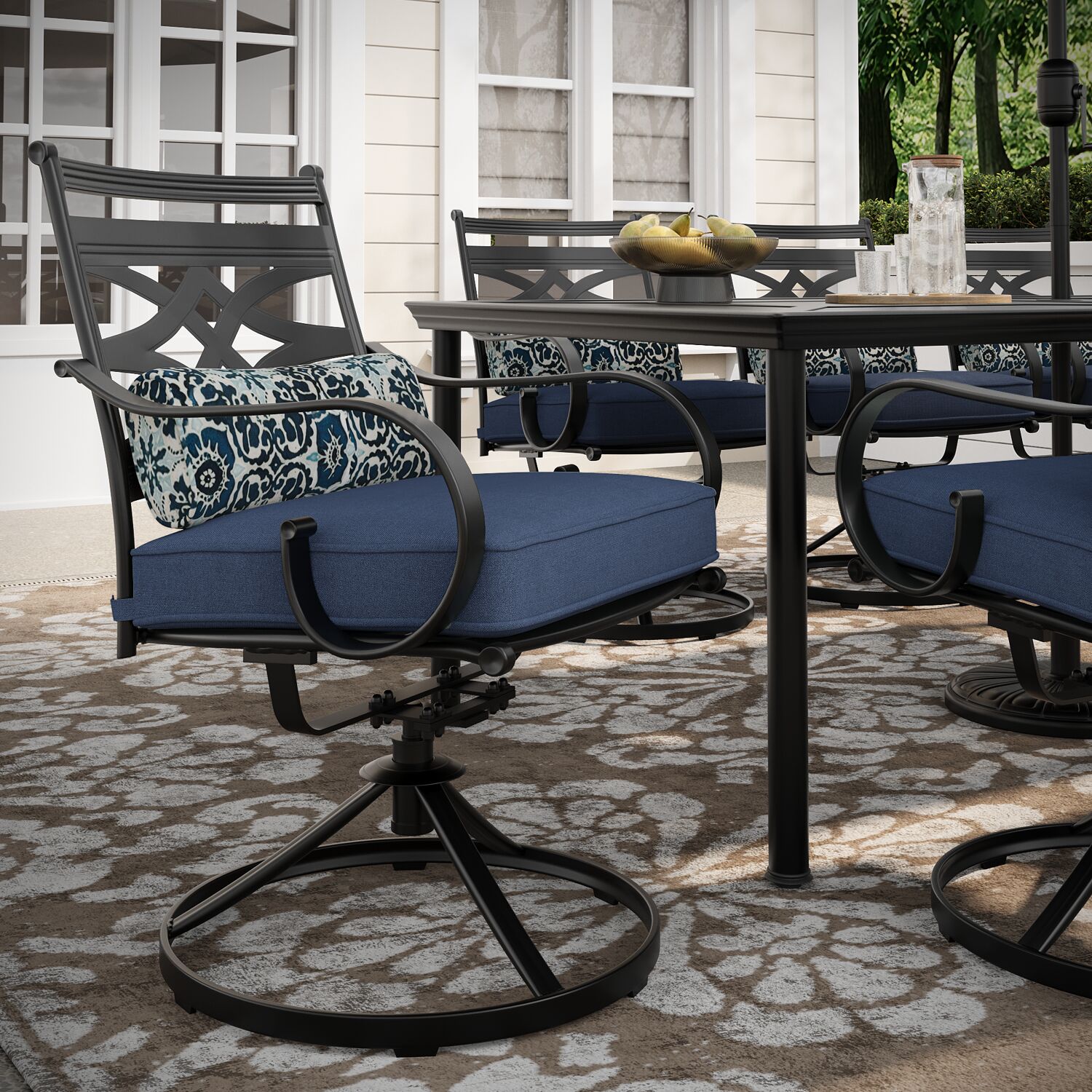 Hanover MCLRDN9PCSW8-SU-N Patio-Dining-Sets - View #15
